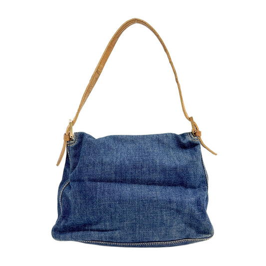 Mamma Baguette Denim Shoulder Bag