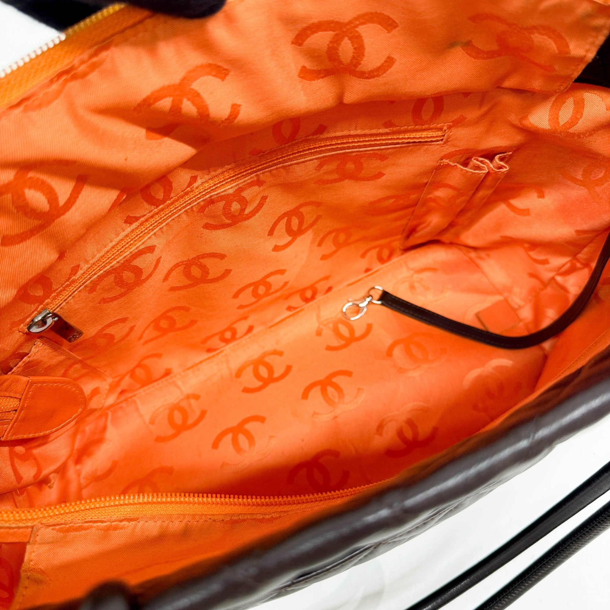 Cambon Bicolor Beige and Brown Tote Bag