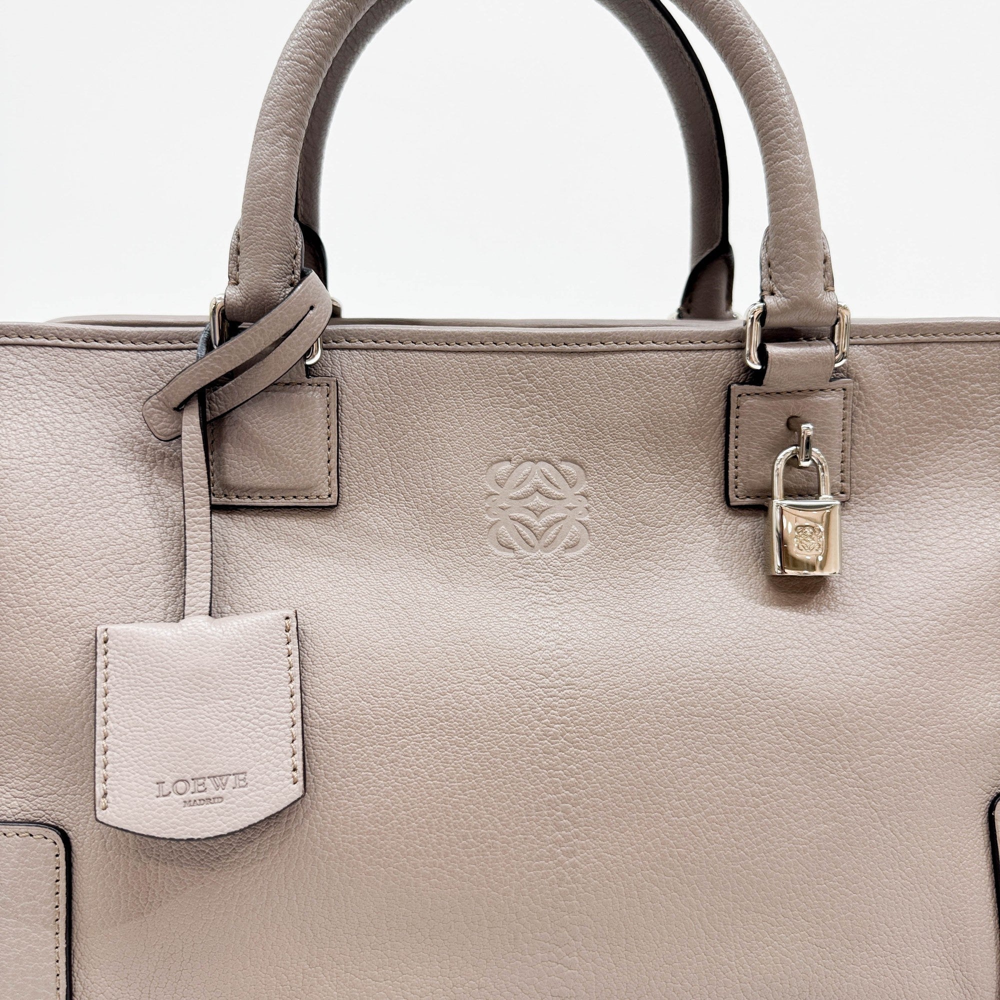 Amazona 36 Beige Handle Bag