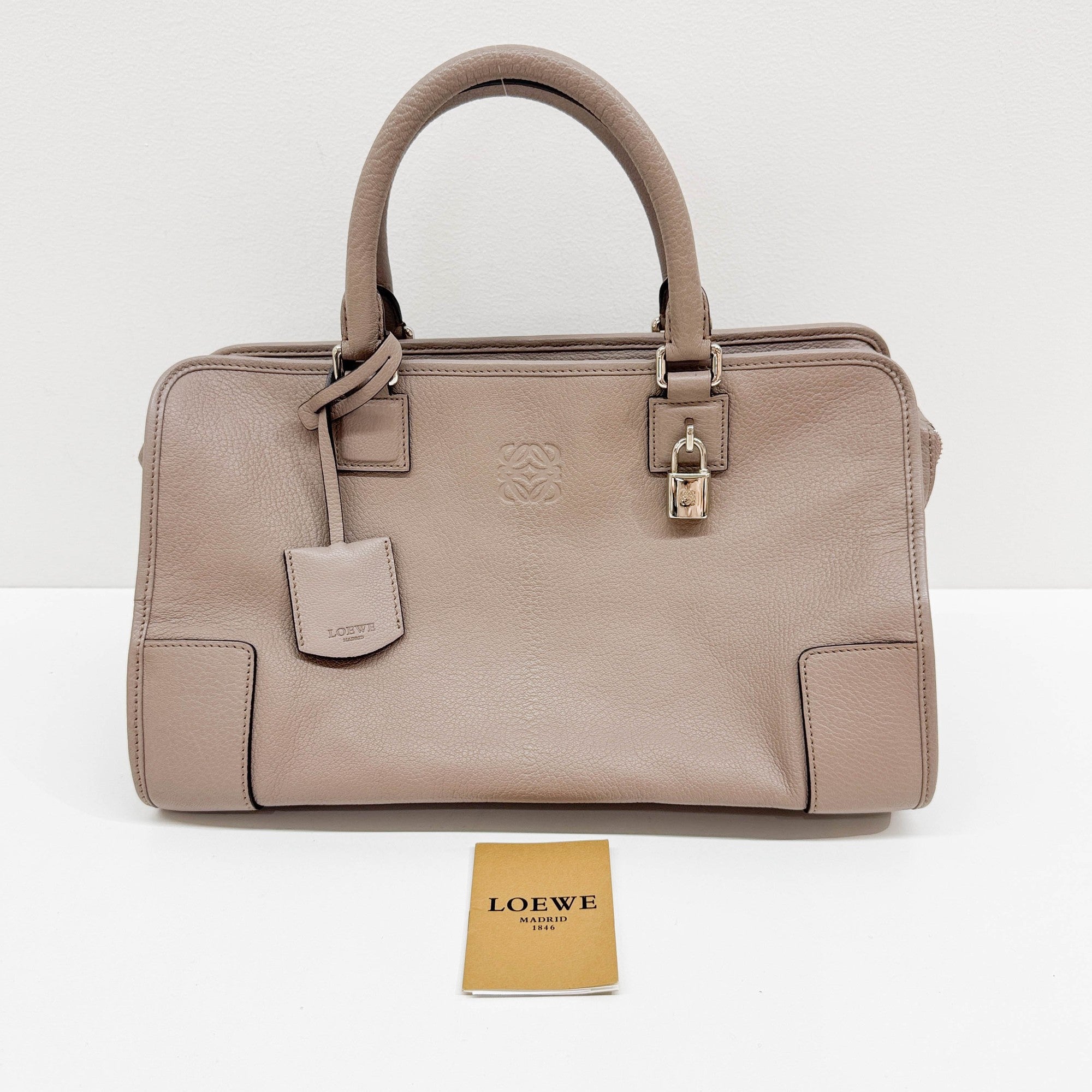 Amazona 36 Beige Handle Bag