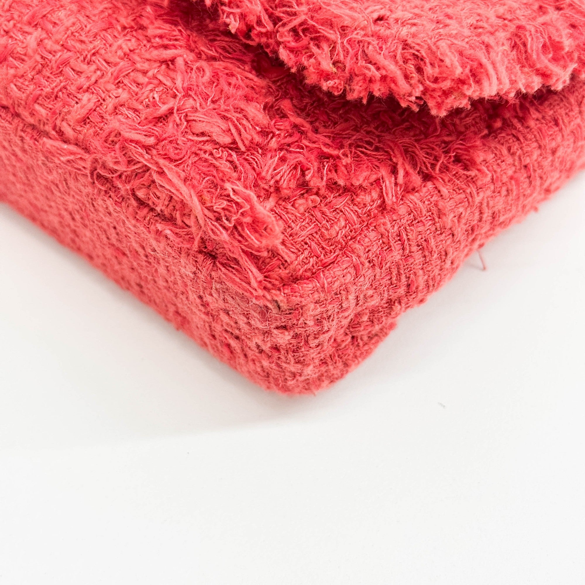 "Nature" Flap Red Tweed Shoulder Bag