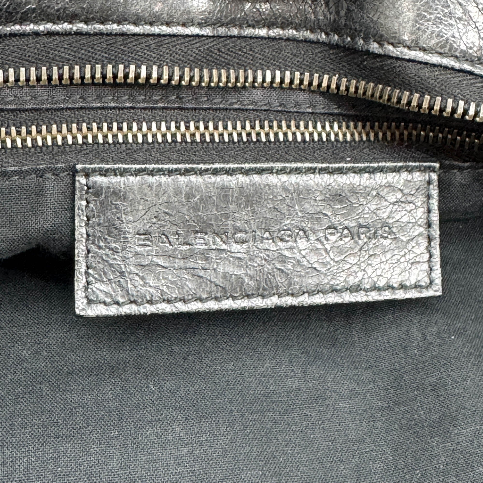 Part Time Black Leather Two Way Bag