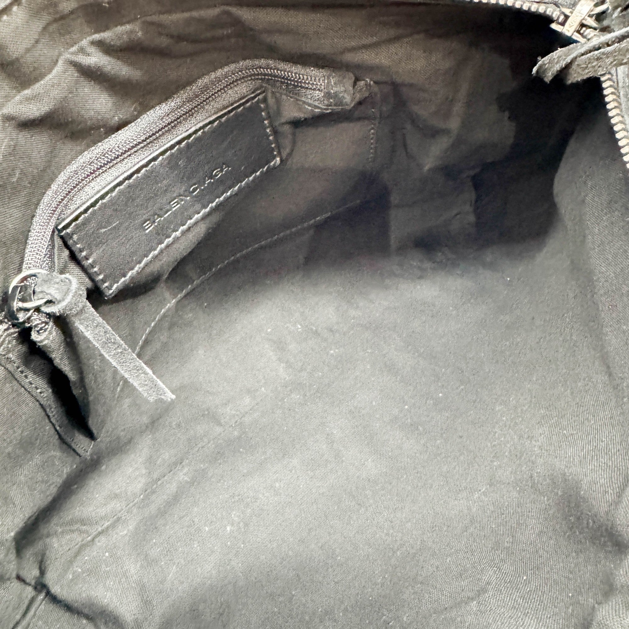 The City Black Suede Two Way Bag