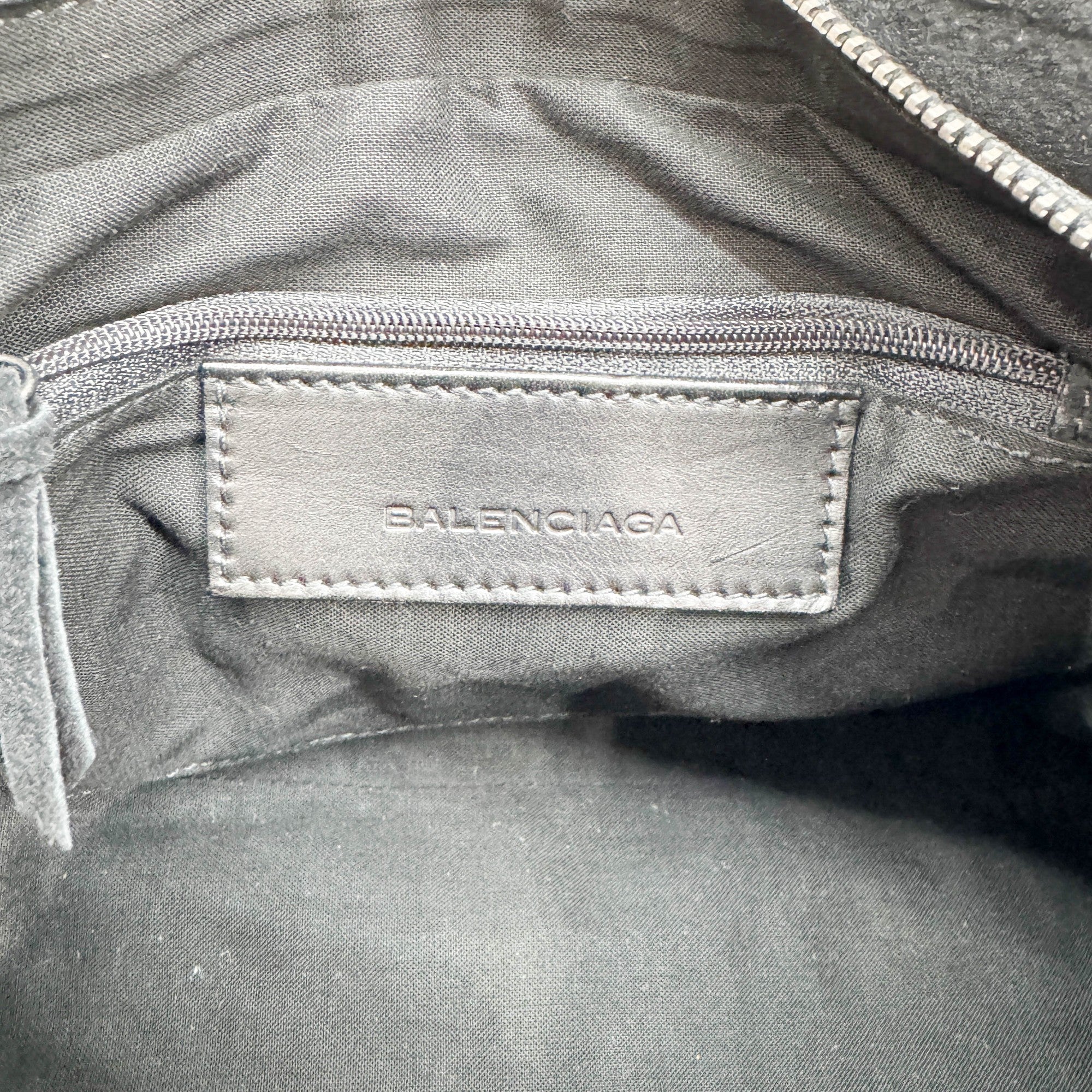 The City Black Suede Two Way Bag