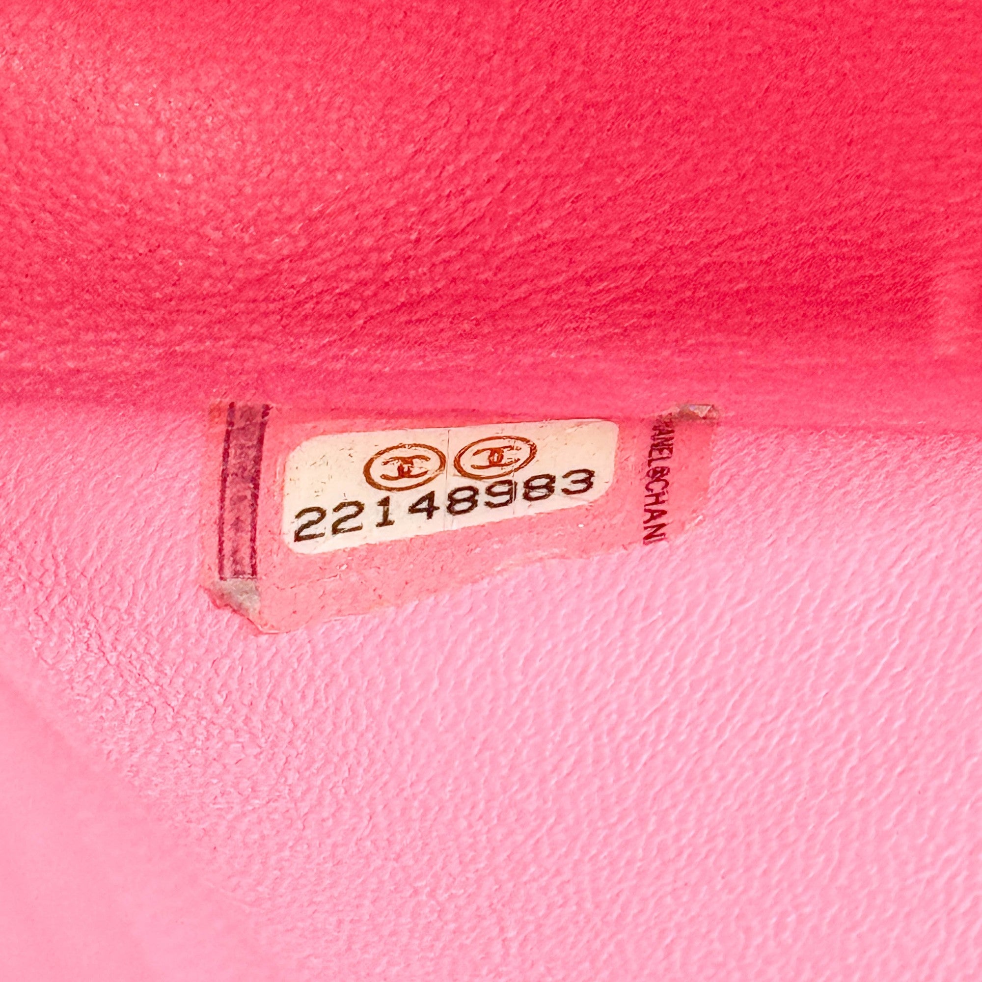 Classic Double Flap Crystal Sakura Pink Tweed Shoulder Bag