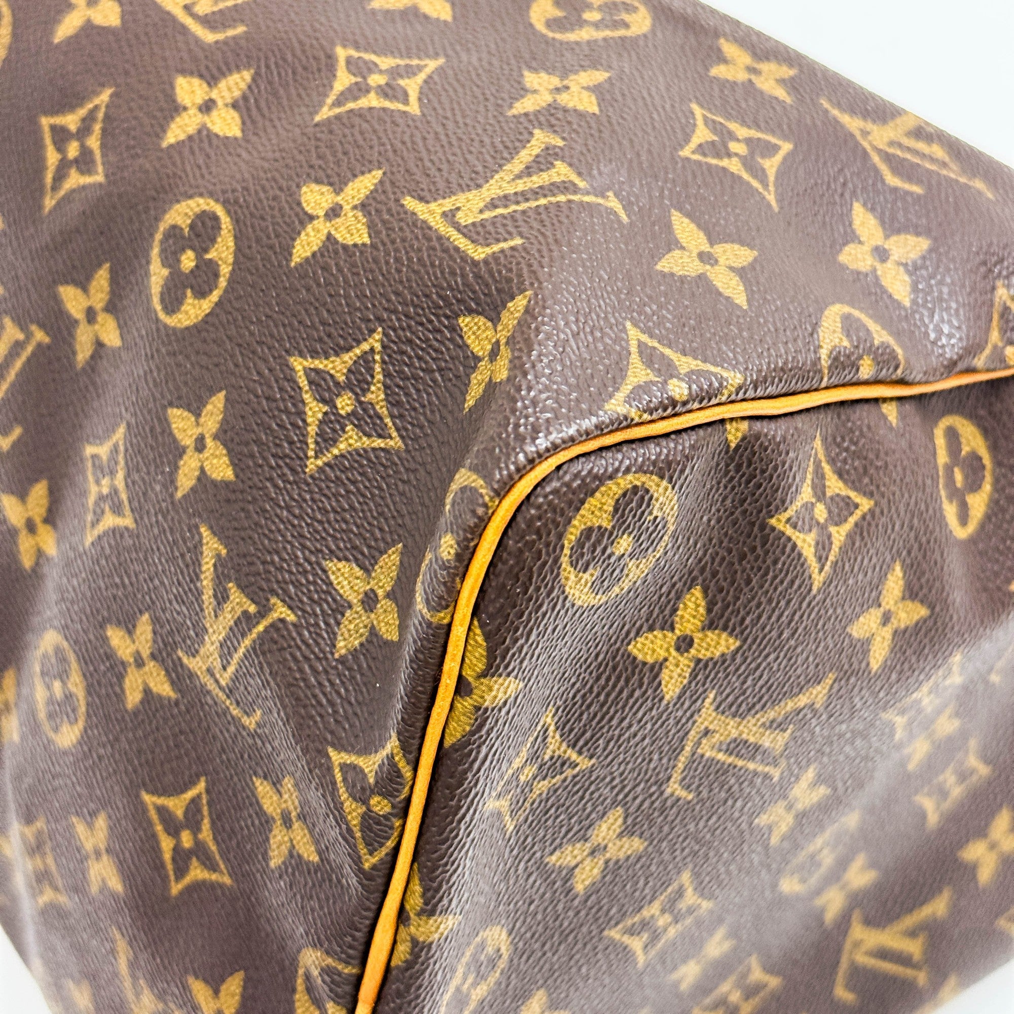 Speedy 40 Brown Monogram Canvas Hand Bag