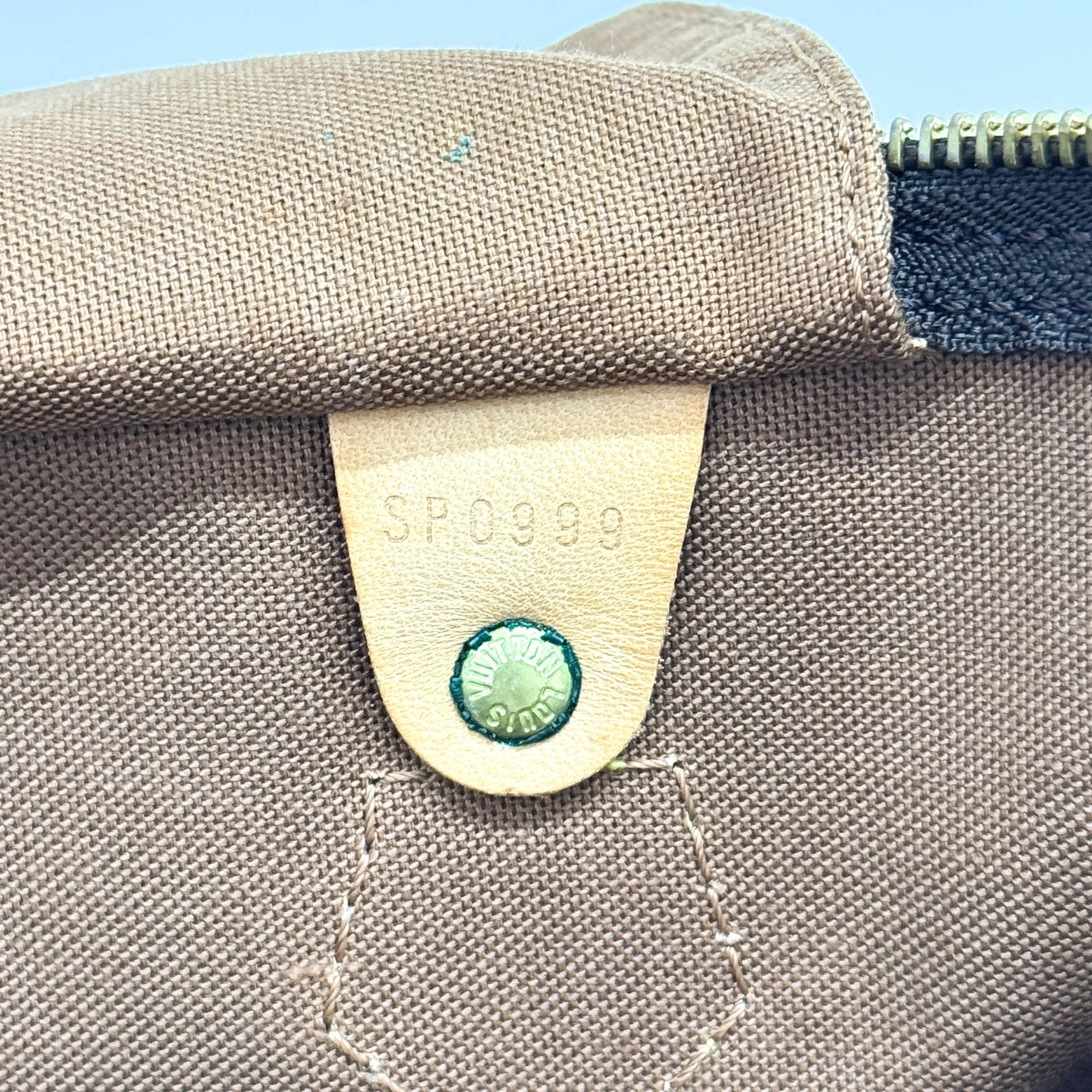 Speedy 40 Brown Monogram Canvas Hand Bag