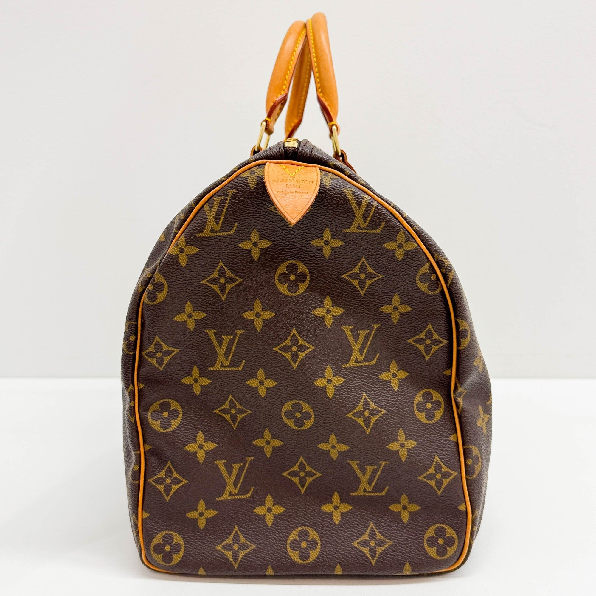 Speedy 40 Brown Monogram Canvas Hand Bag