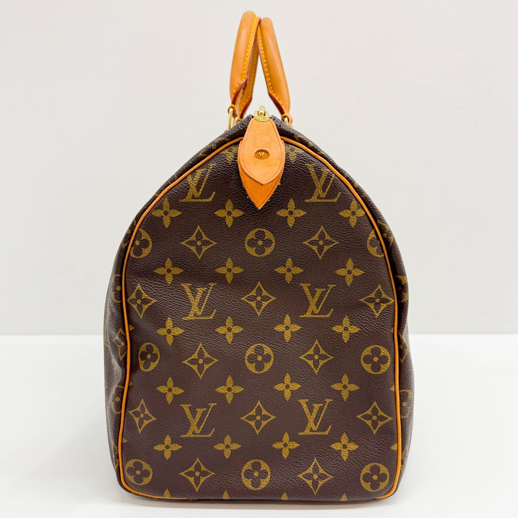 Speedy 40 Brown Monogram Canvas Hand Bag
