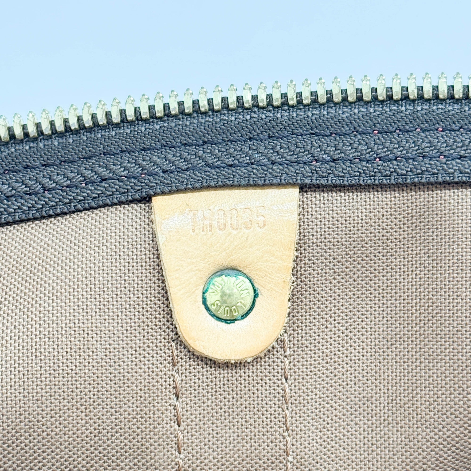 LV x TM Keepall 45 Holdall Brown Monogram and Cherry Print Handle Bag