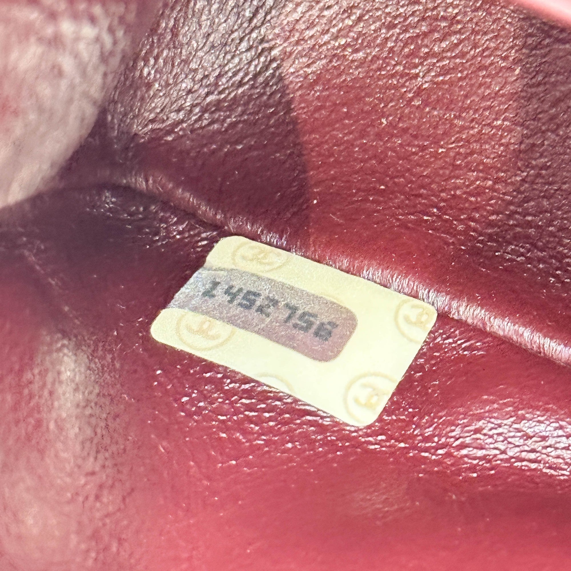 Mini Matelasse Black Lambskin with Gold Chain Bag