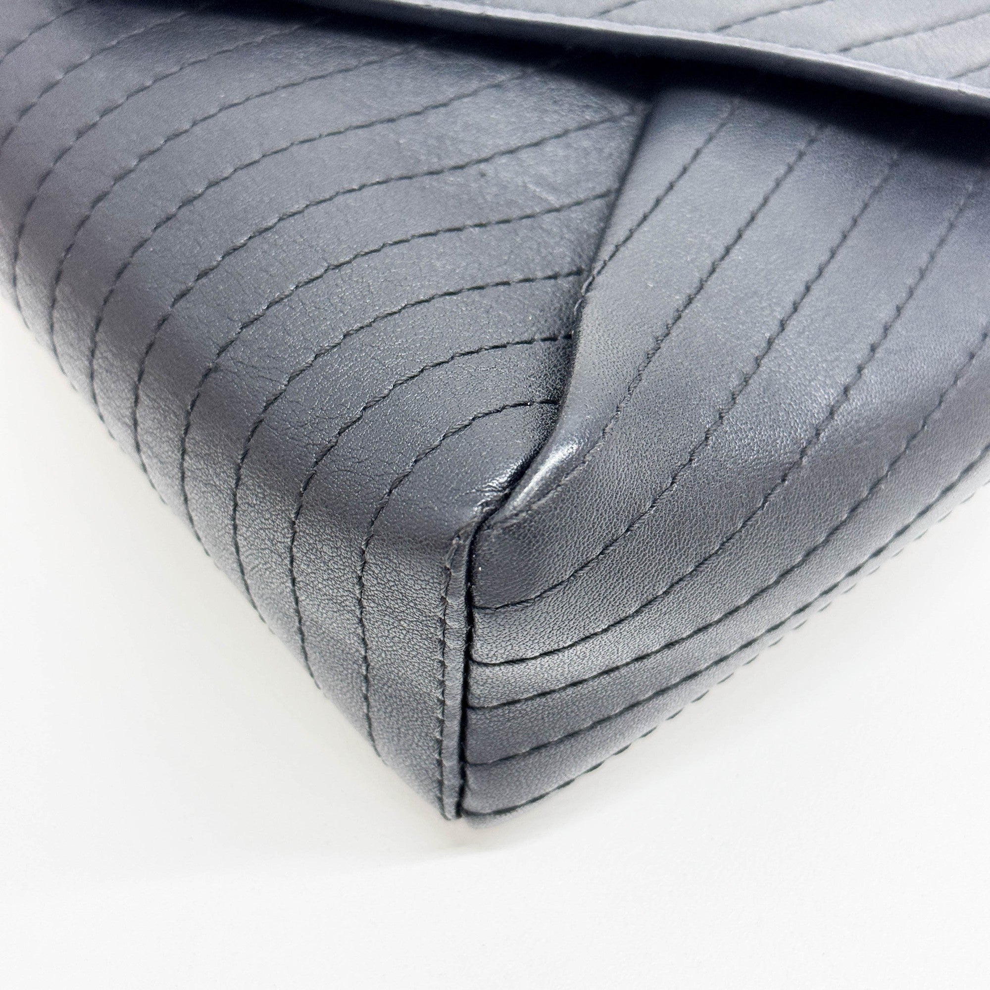 Black Leather Crossbody Bag