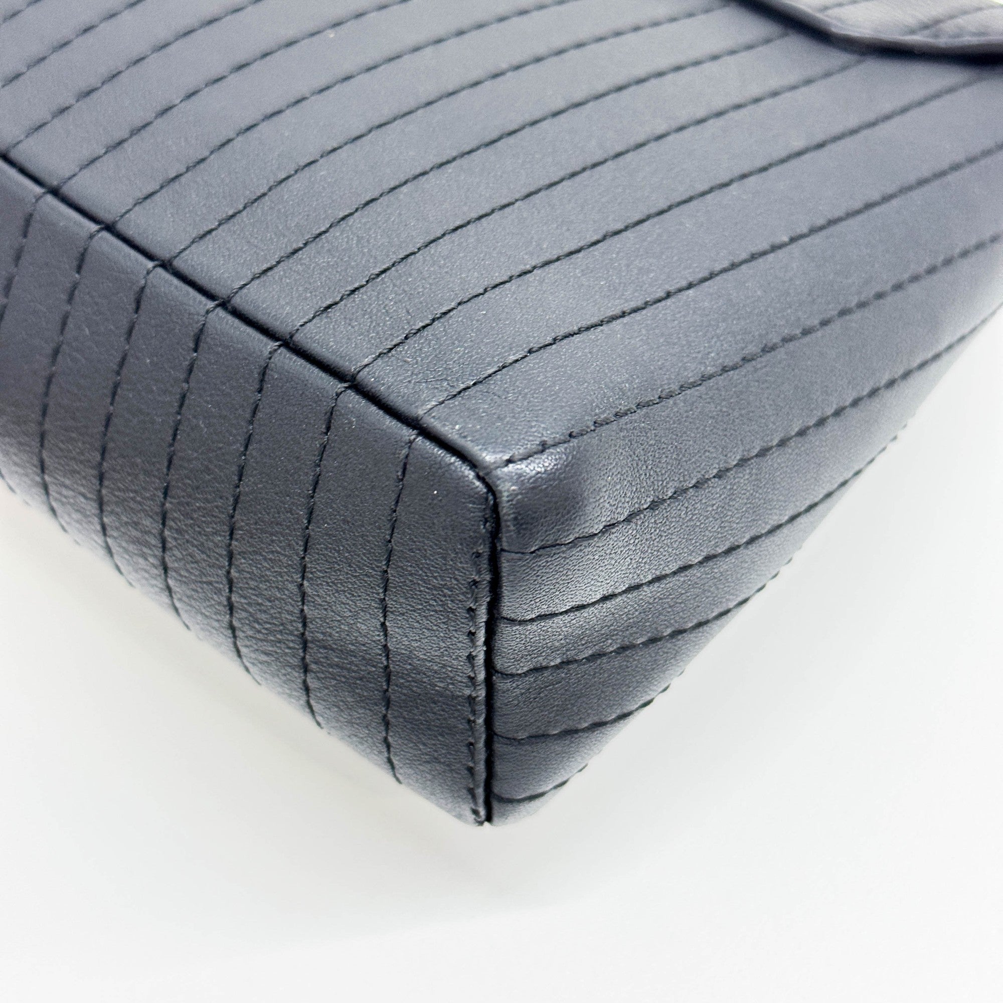 Black Leather Crossbody Bag