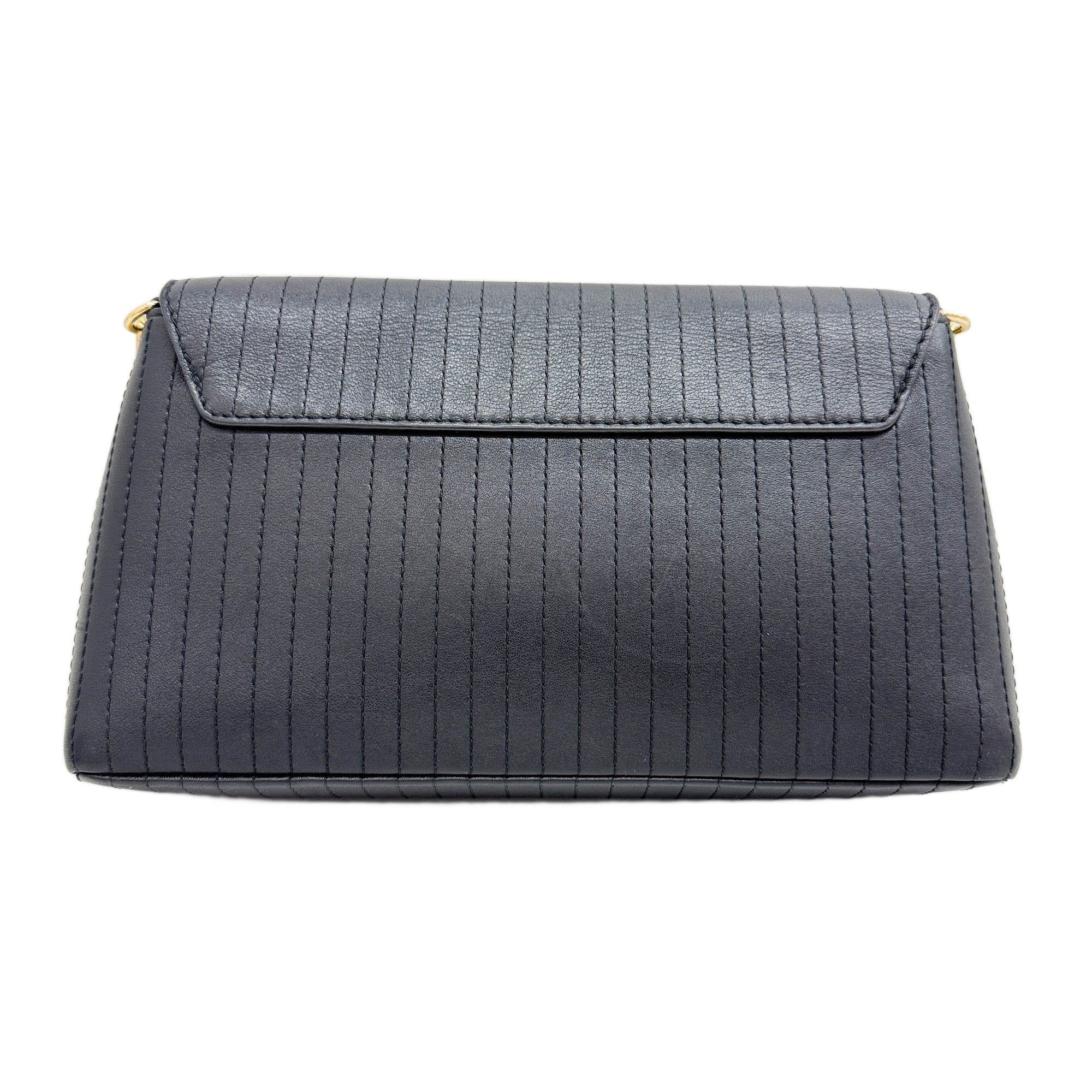 Black Leather Crossbody Bag