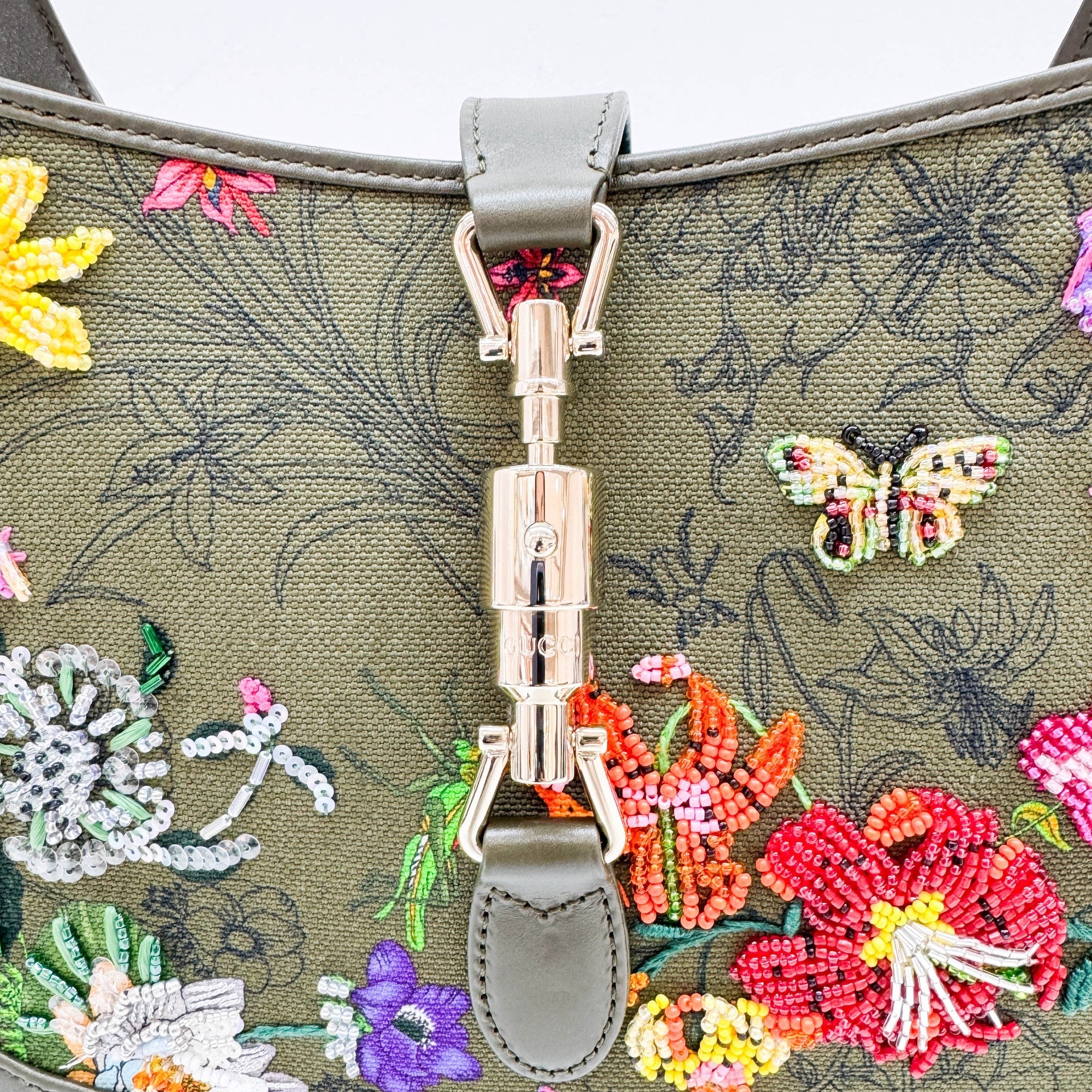 Jackie 1961 Green Shoulder Bag