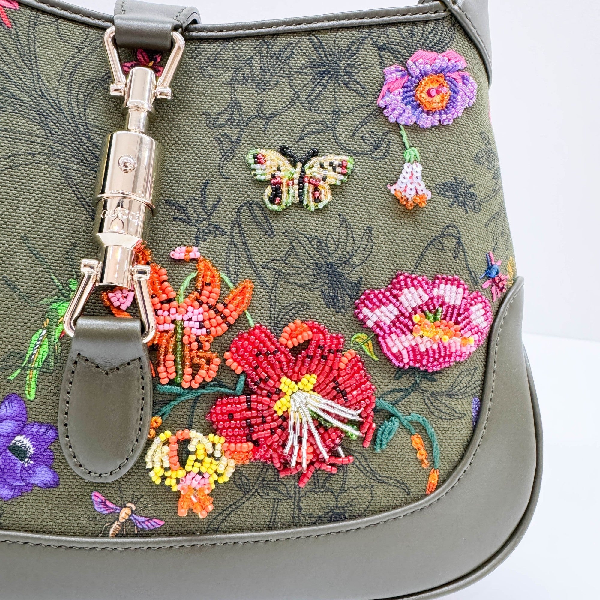 Jackie 1961 Green Shoulder Bag