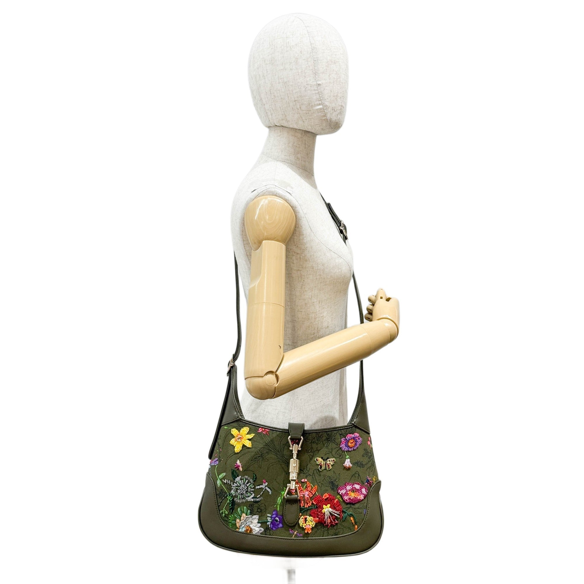 Jackie 1961 Green Shoulder Bag