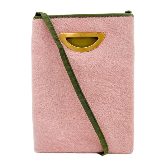 Pink Pony Hair Crossbody Pochette