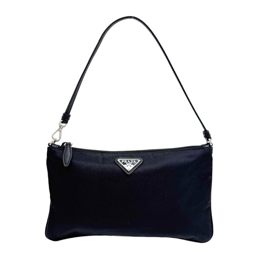 Black Nylon Shoulder Bag
