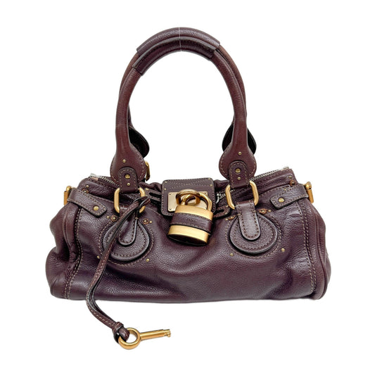 Paddington Rosewood Brown Leather Shoulder Bag