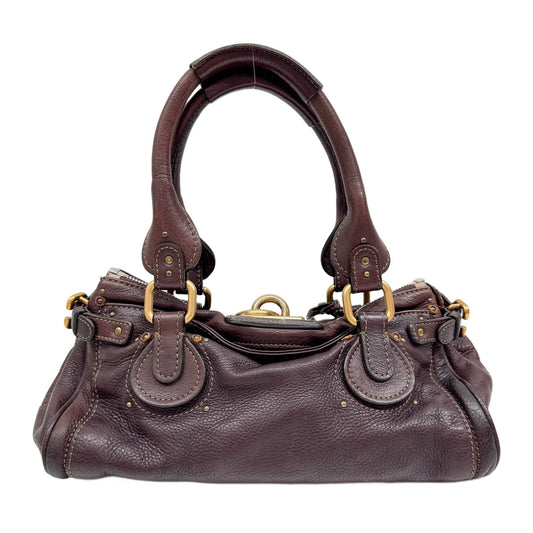 Paddington Rosewood Brown Leather Shoulder Bag