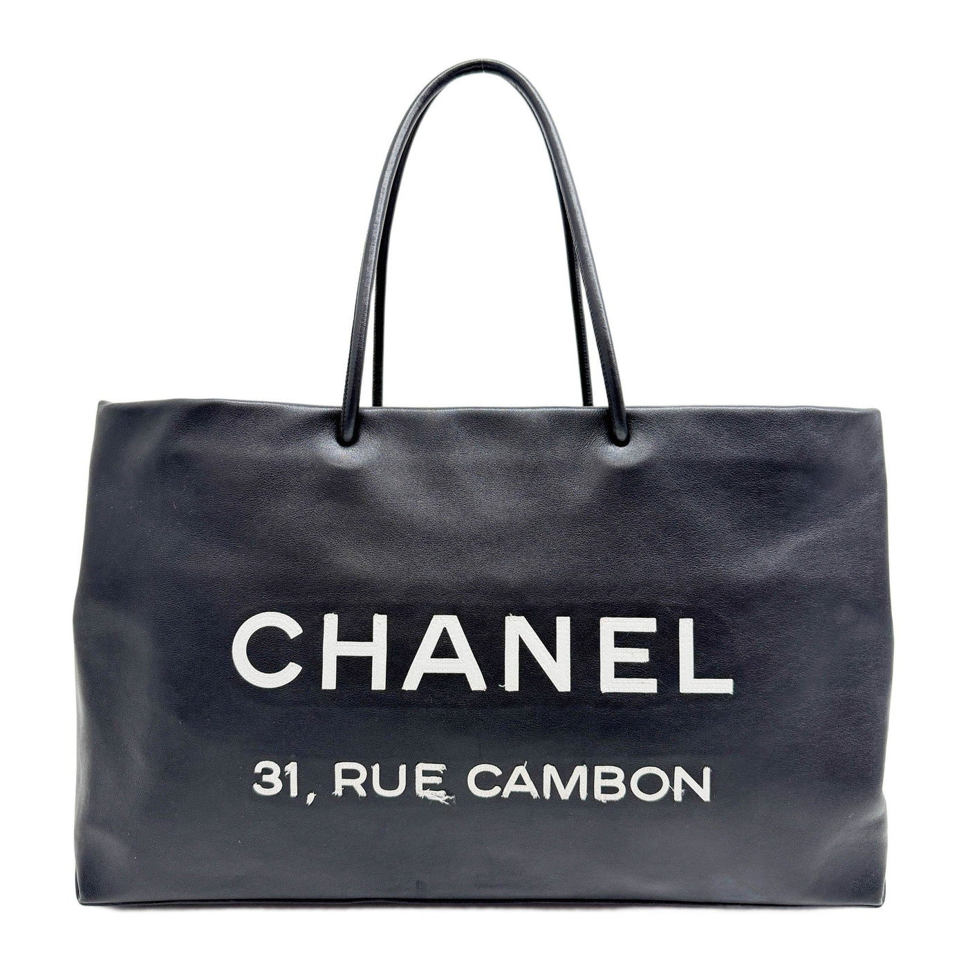 Essential 31 Rue Cambon Shopping 2008-2009 Black Leather Shoulder Bag