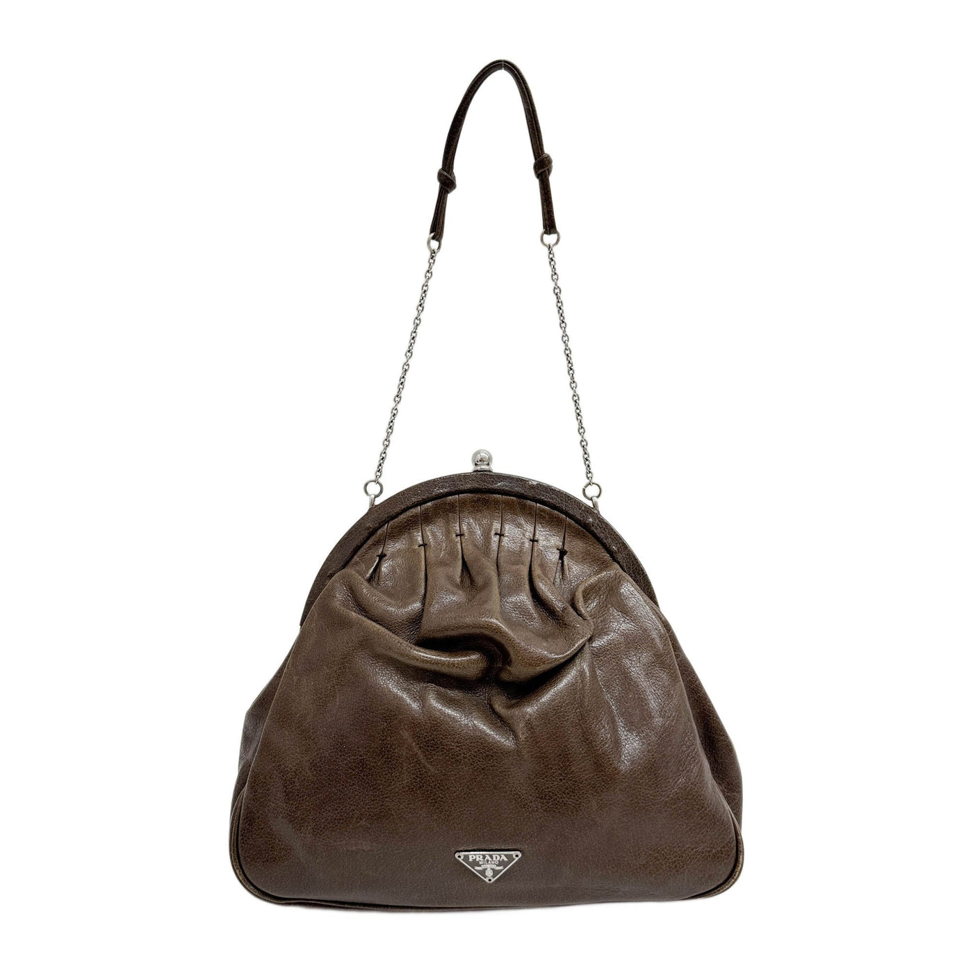 Brown Leather Hand Bag