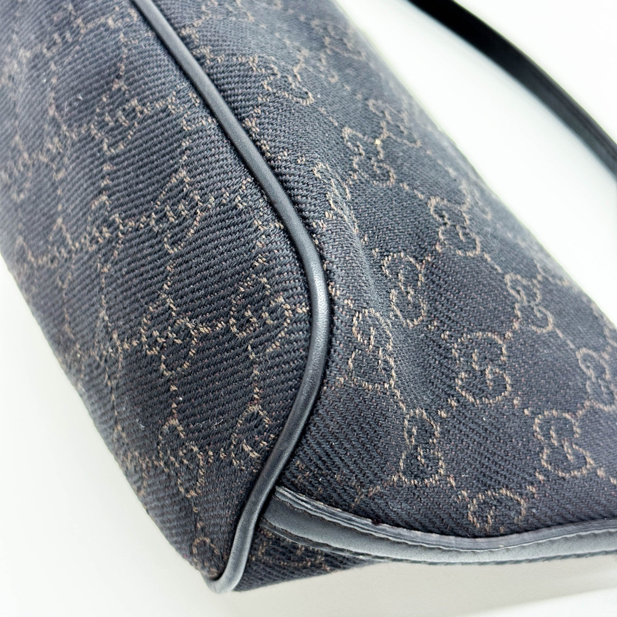 Boat Black GG Canvas Hand Bag