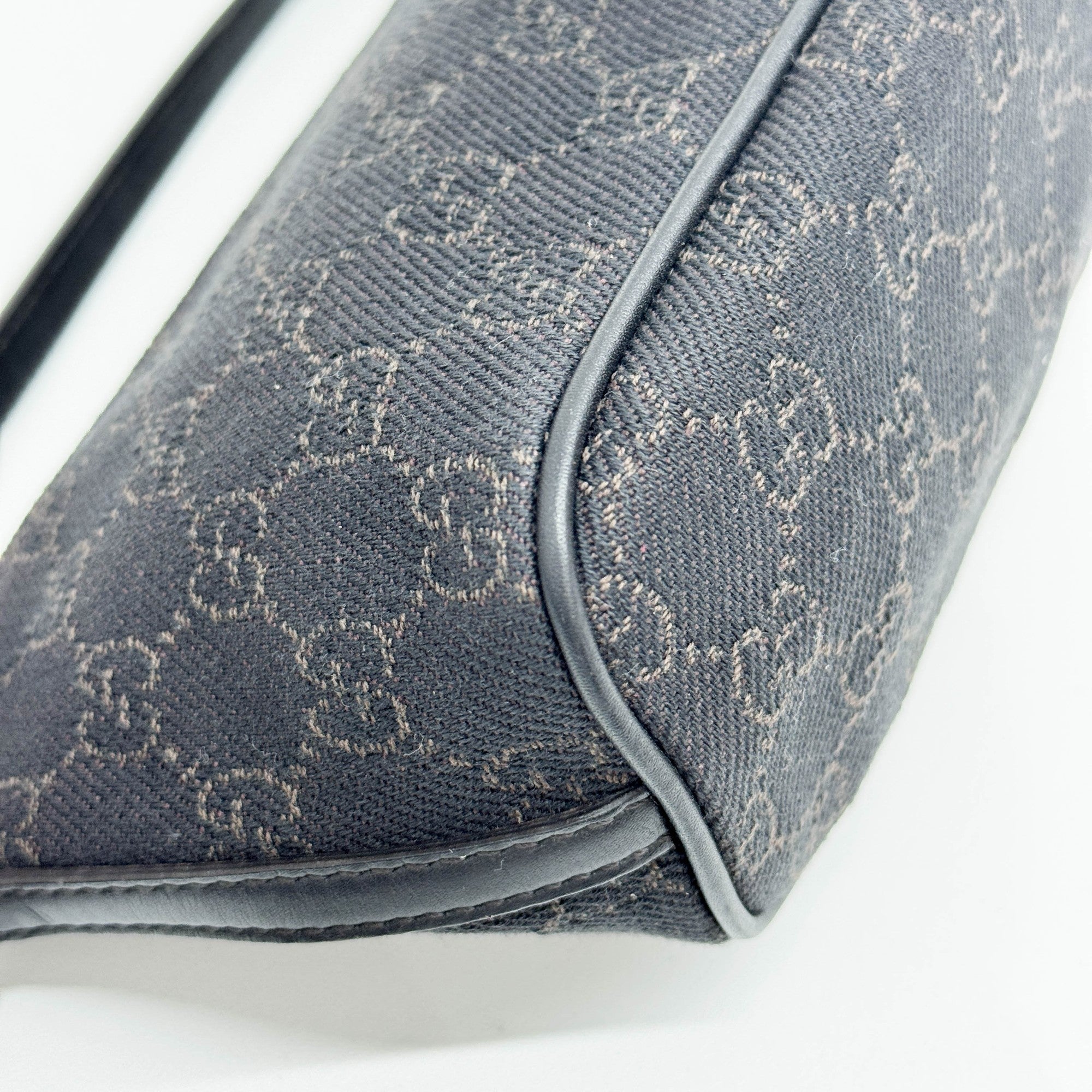 Boat Black GG Canvas Hand Bag