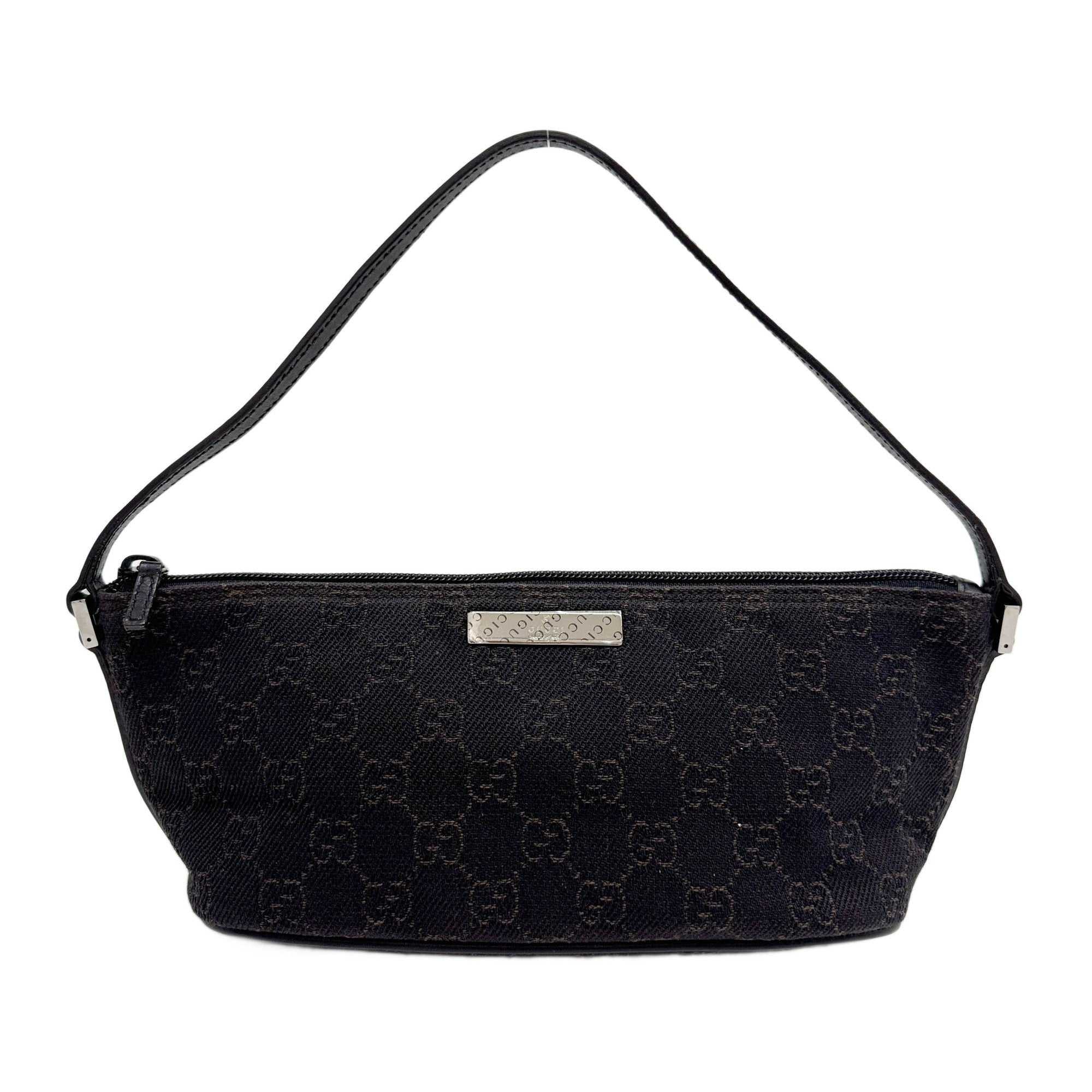 Boat Black GG Canvas Hand Bag
