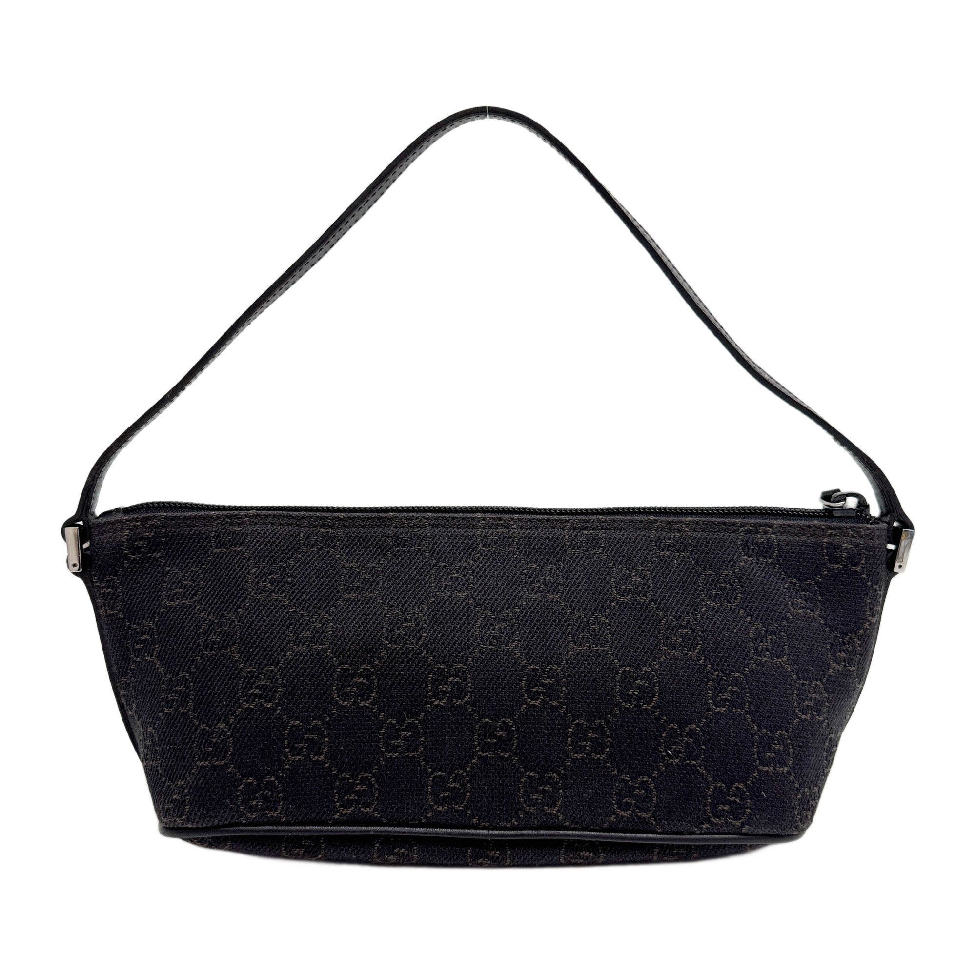Boat Black GG Canvas Hand Bag