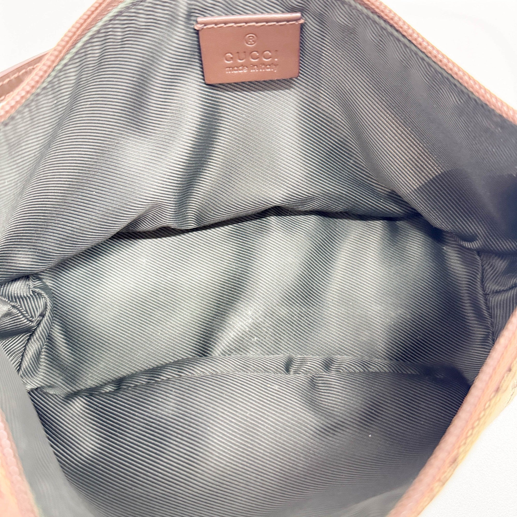 Boat Brown GG Canvas Hand Bag