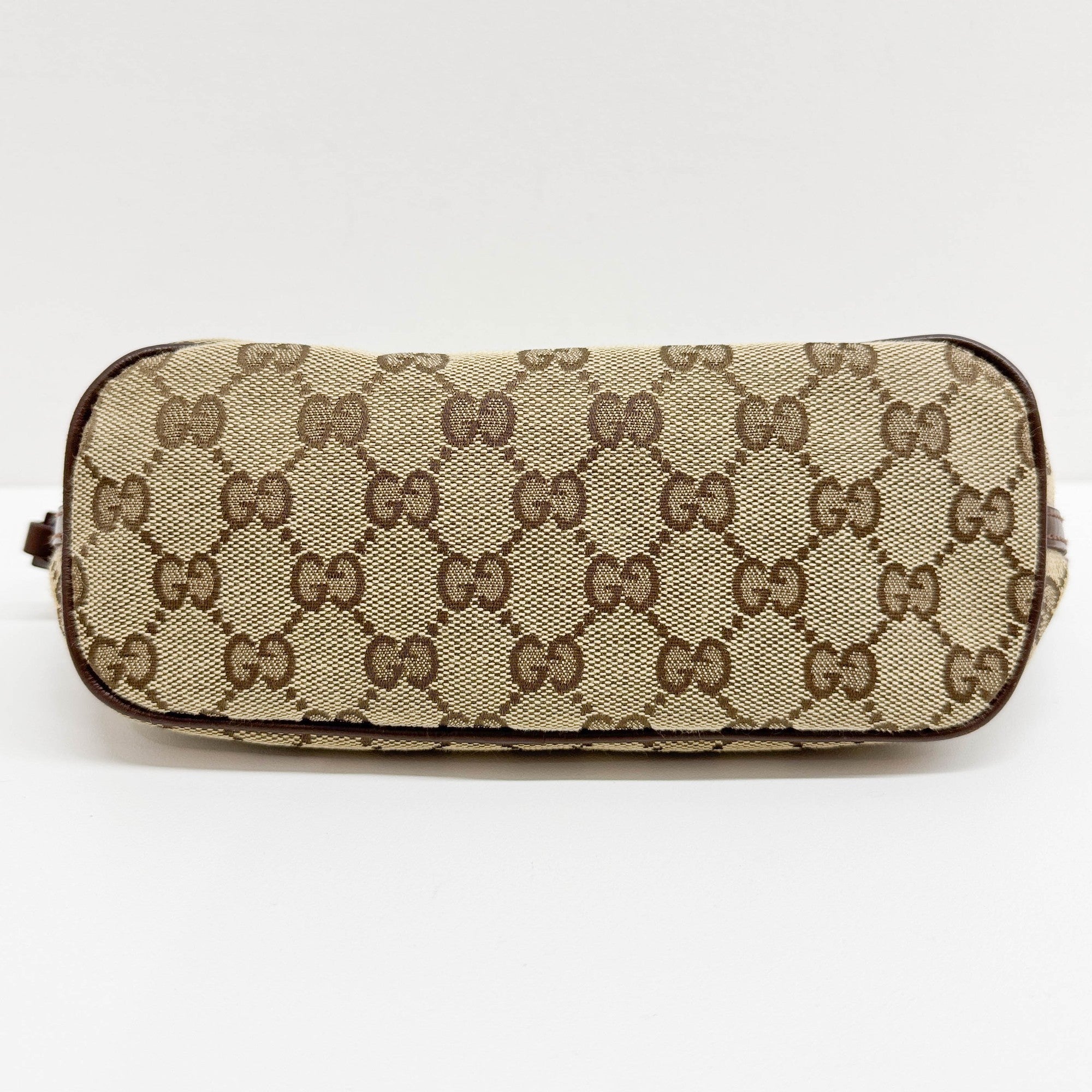 Boat Brown GG Canvas Hand Bag