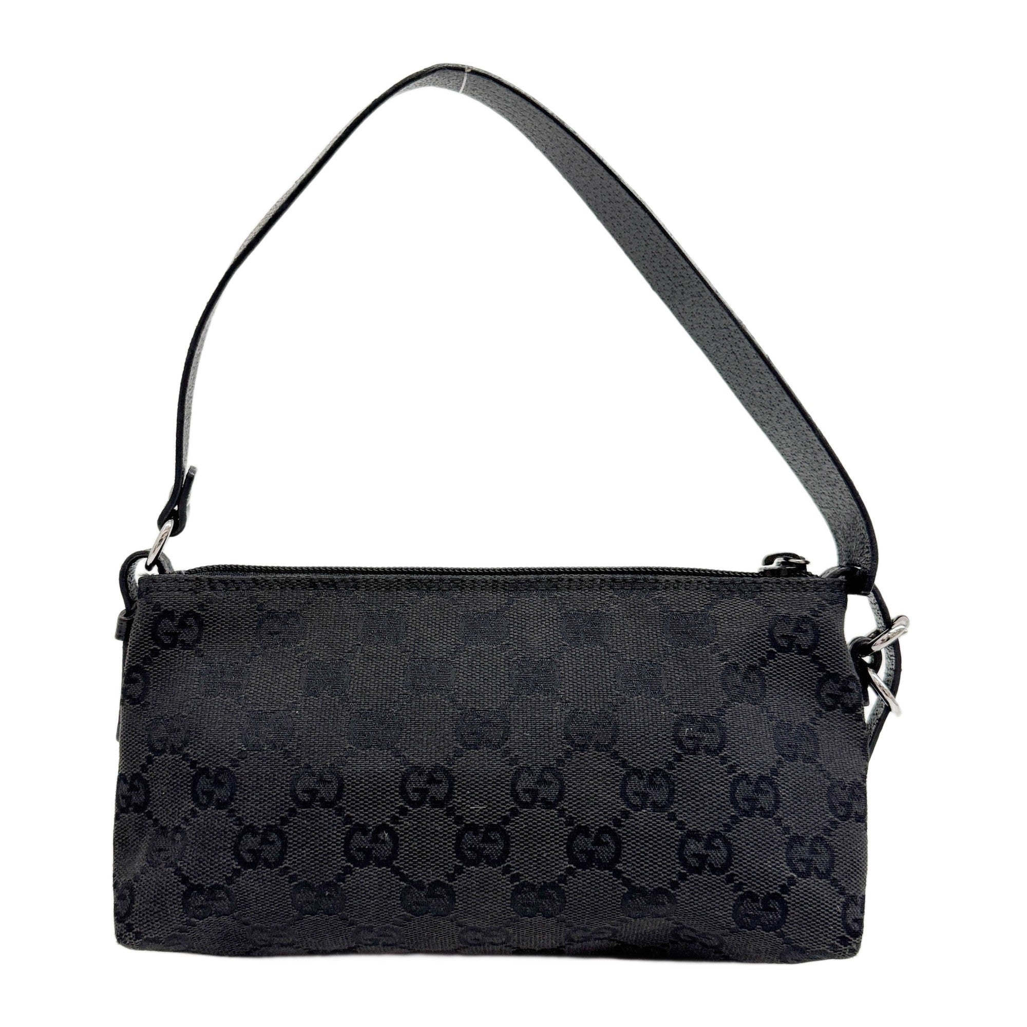 Pouch Black GG Canvas Shoulder Bag