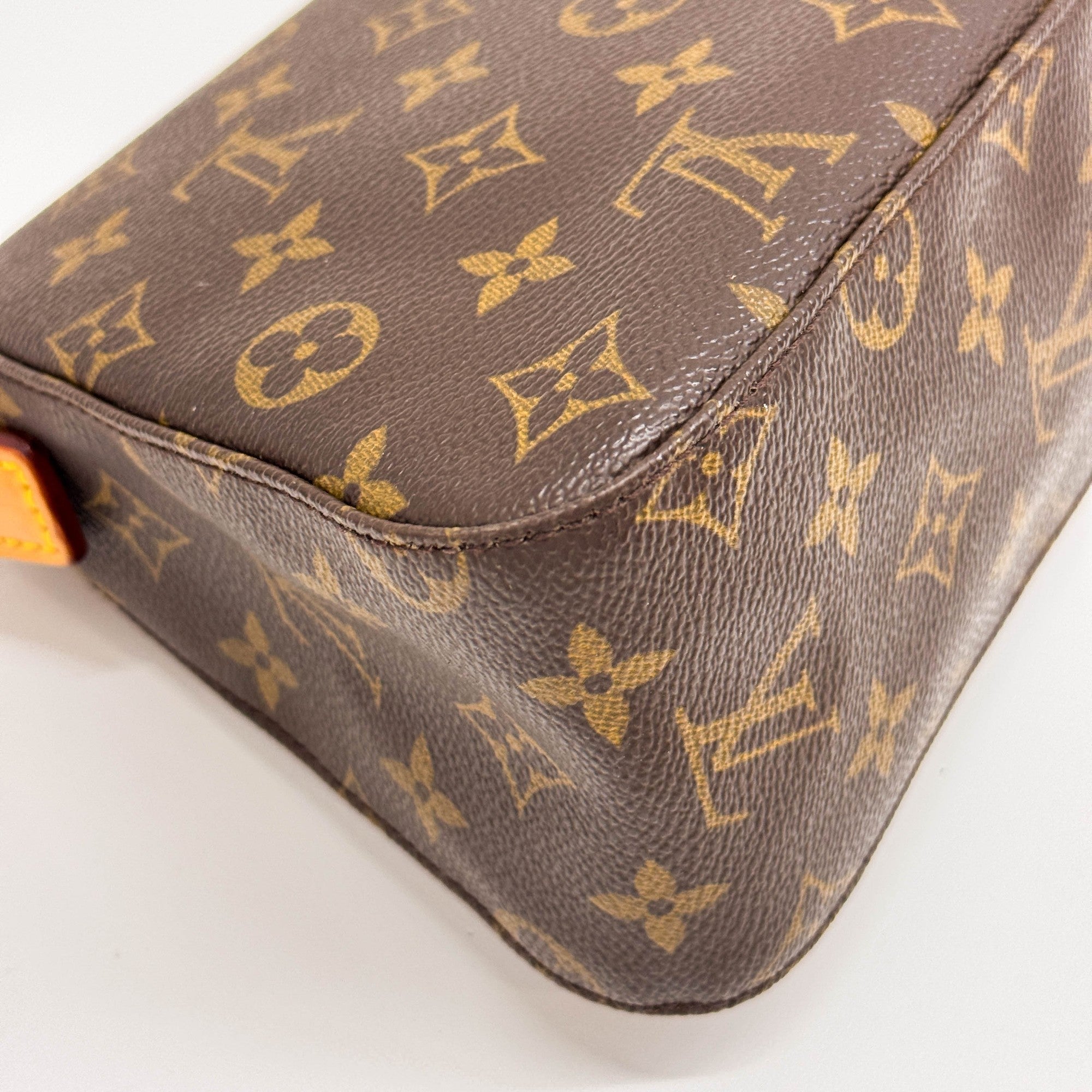 Brown Monogram Canvas Shoulder Bag