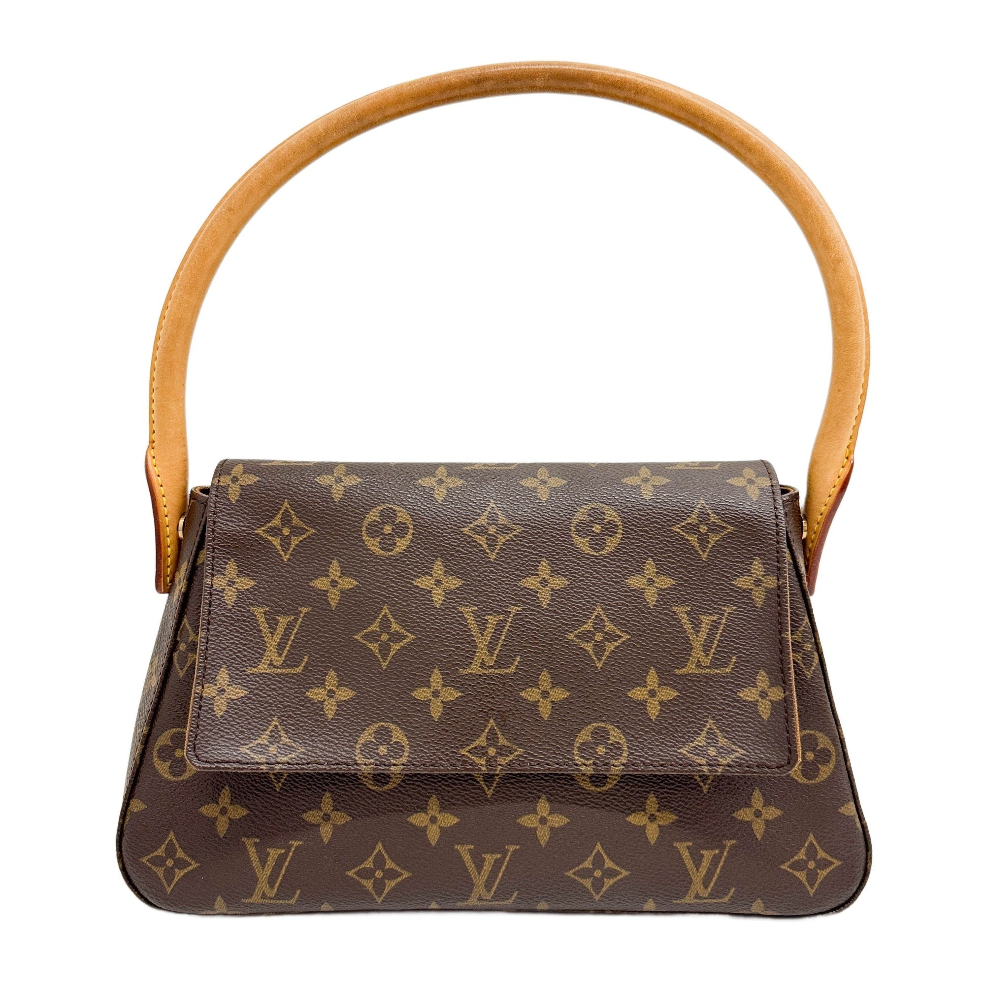 Brown Monogram Canvas Shoulder Bag