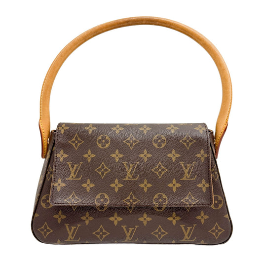 Brown Monogram Canvas Shoulder Bag