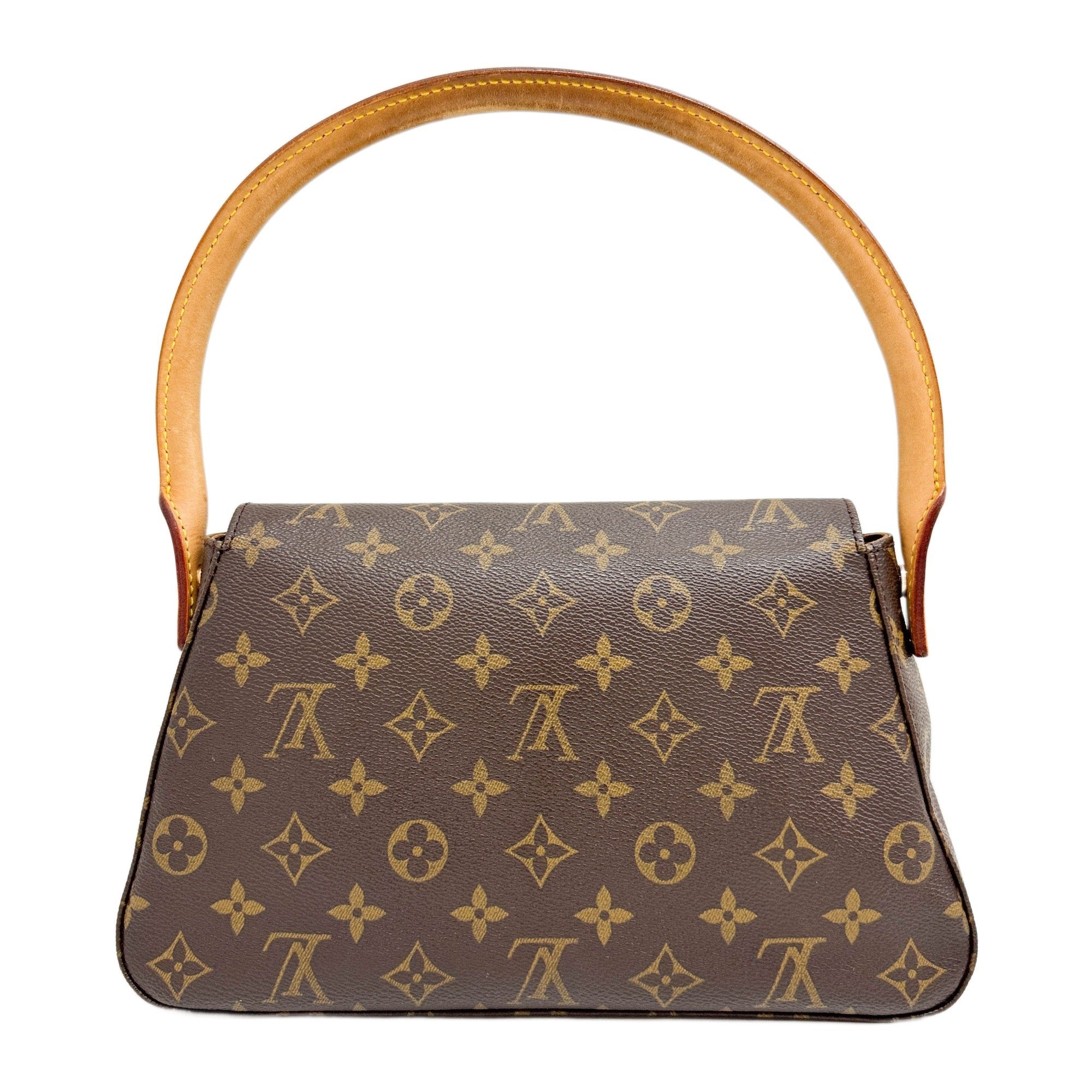 Brown Monogram Canvas Shoulder Bag