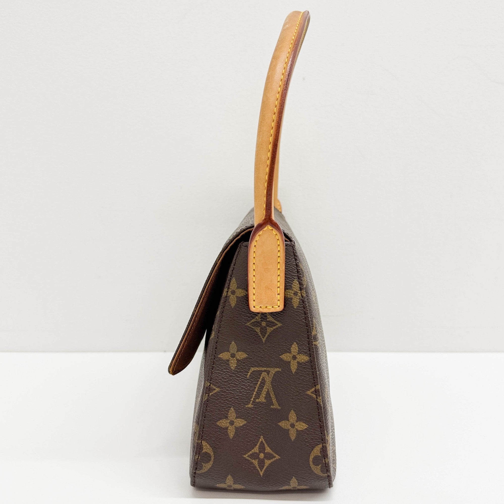 Brown Monogram Canvas Shoulder Bag