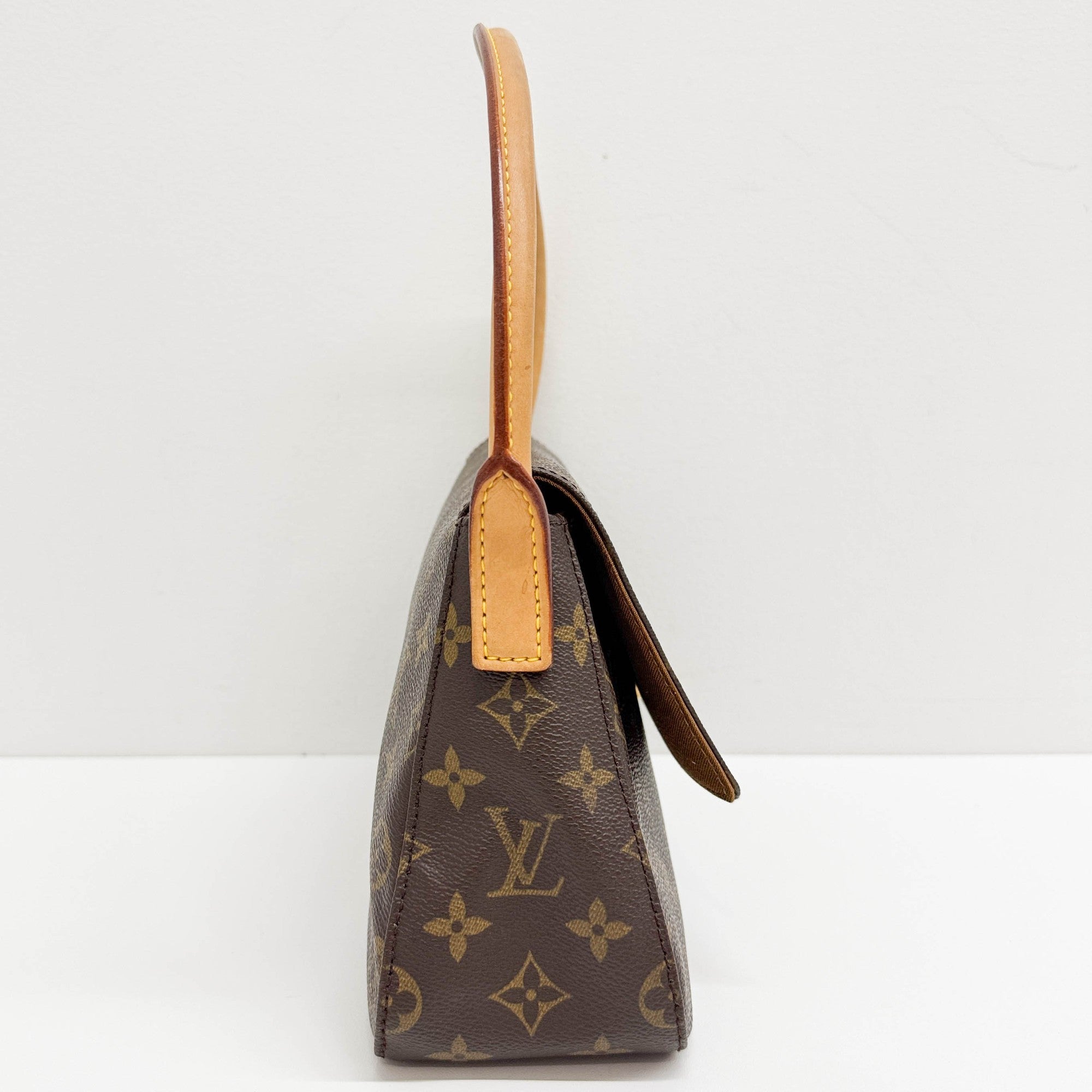 Brown Monogram Canvas Shoulder Bag