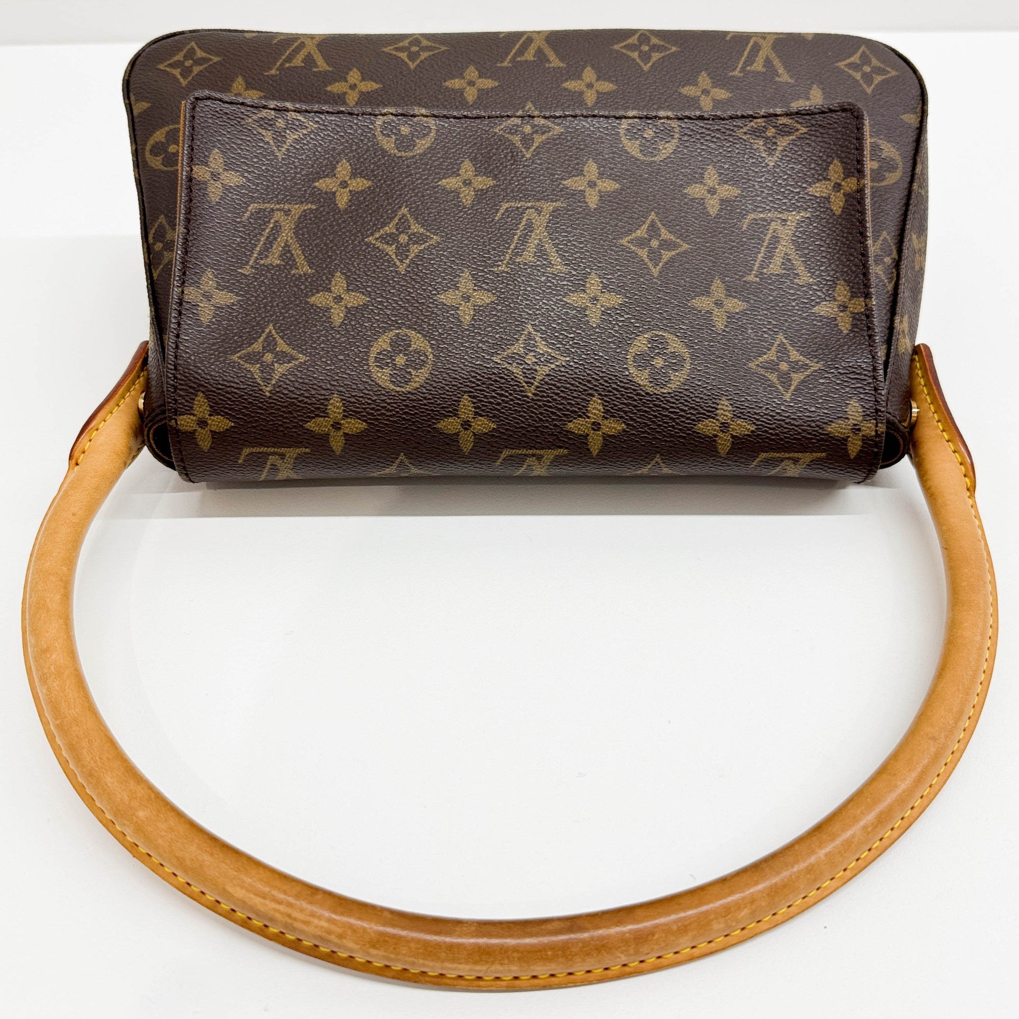 Brown Monogram Canvas Shoulder Bag