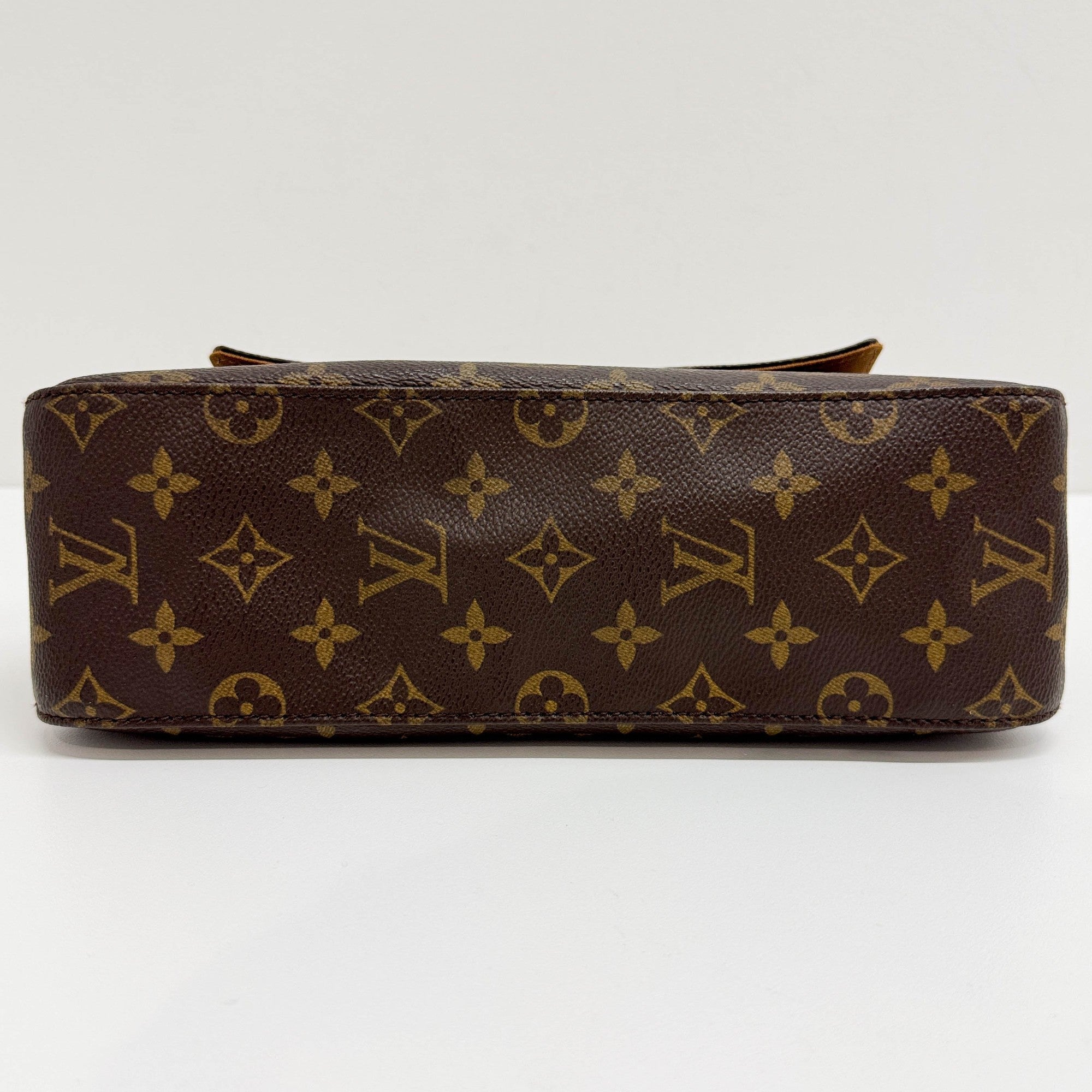 Brown Monogram Canvas Shoulder Bag