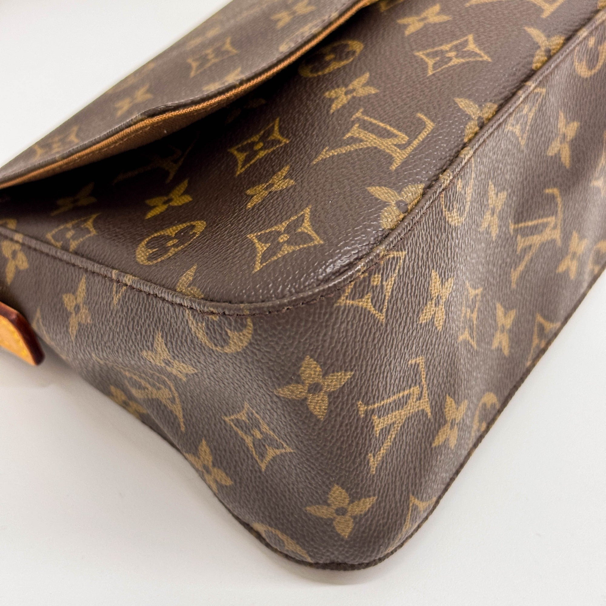 Brown Monogram Canvas Shoulder Bag