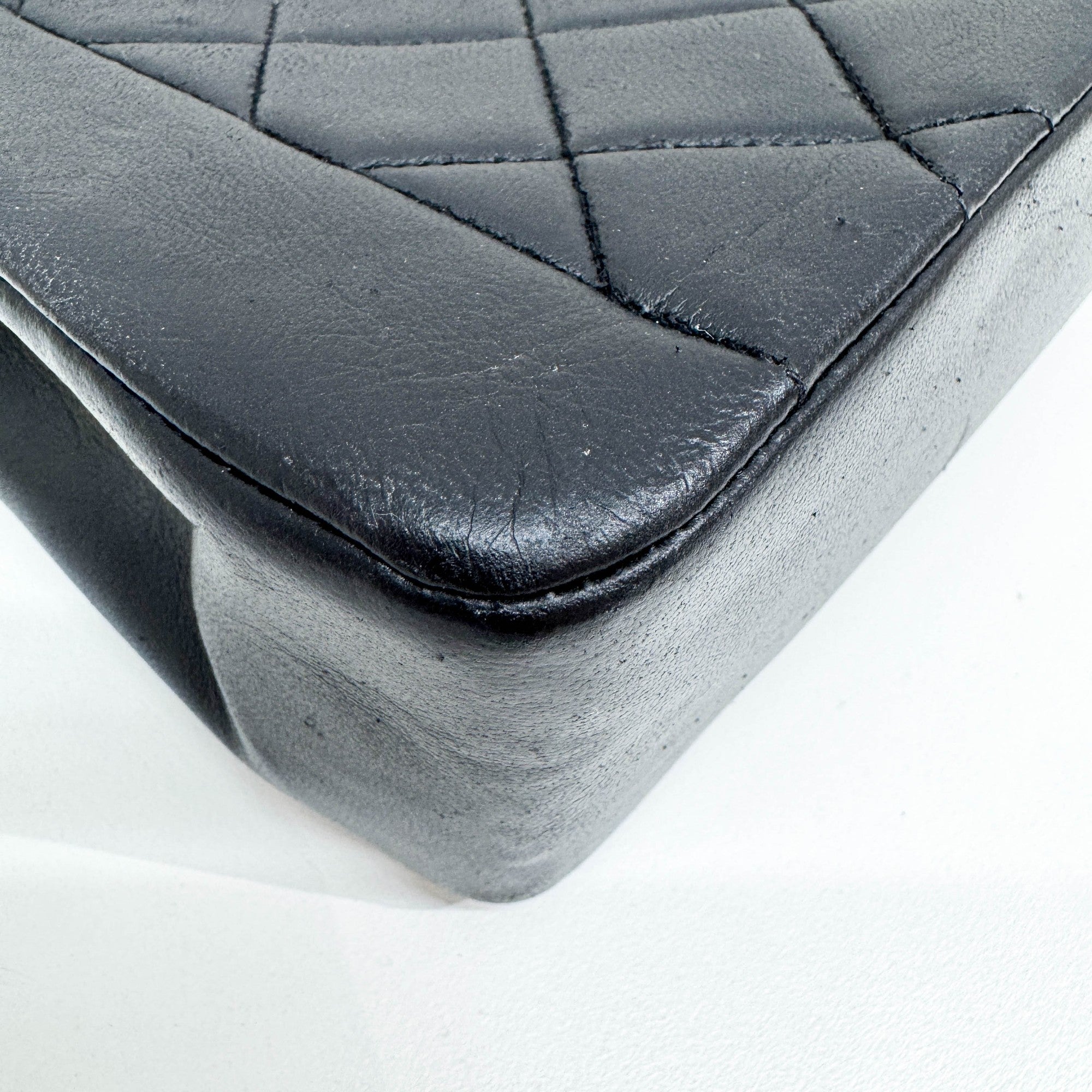 Diana 2017 Matelasse Black Leather Shoulder Bag