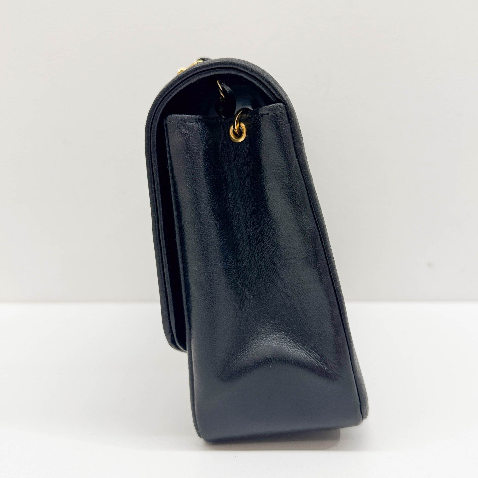 Diana 2017 Matelasse Black Leather Shoulder Bag