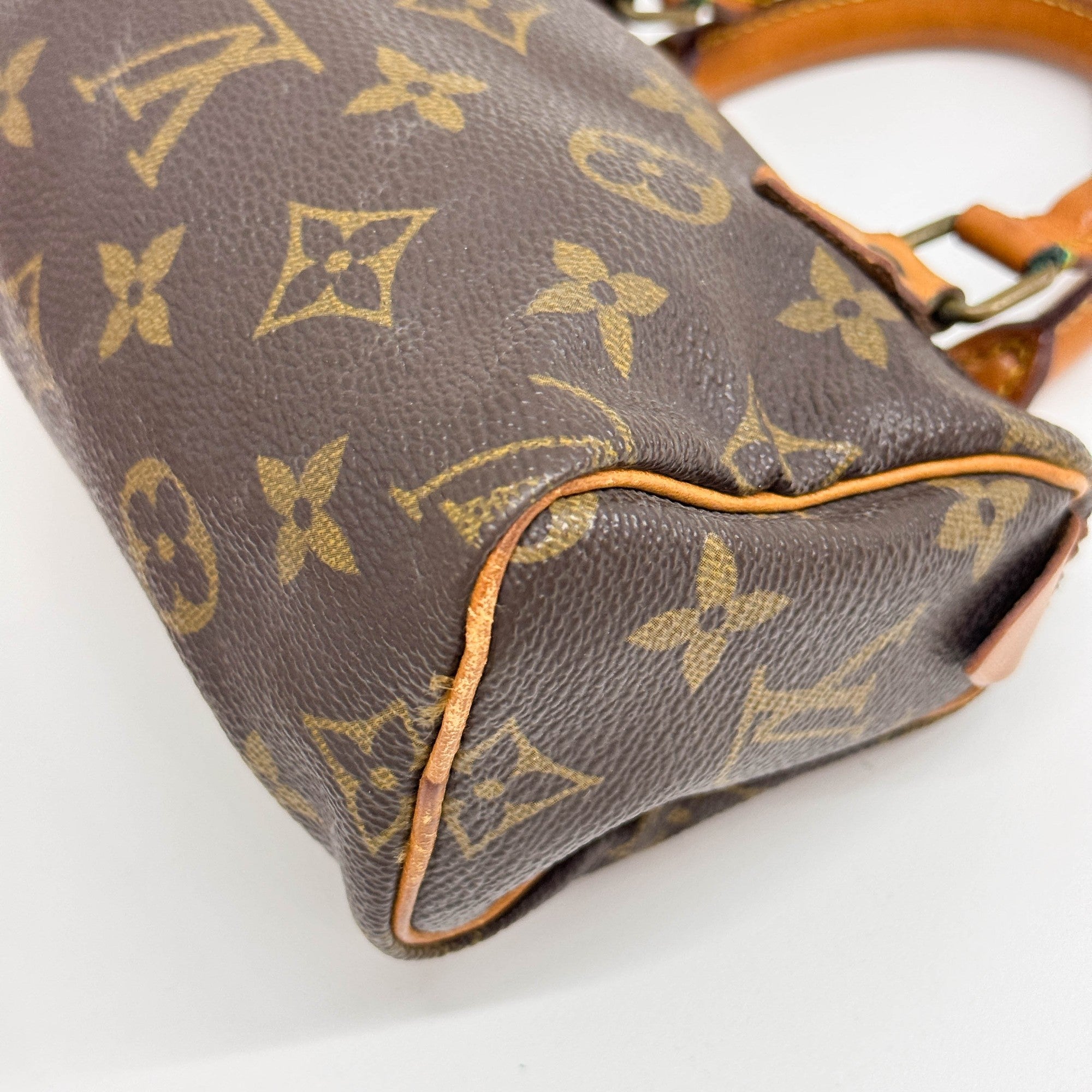 Mini Speedy Brown Monogram Canvas Two Way Bag