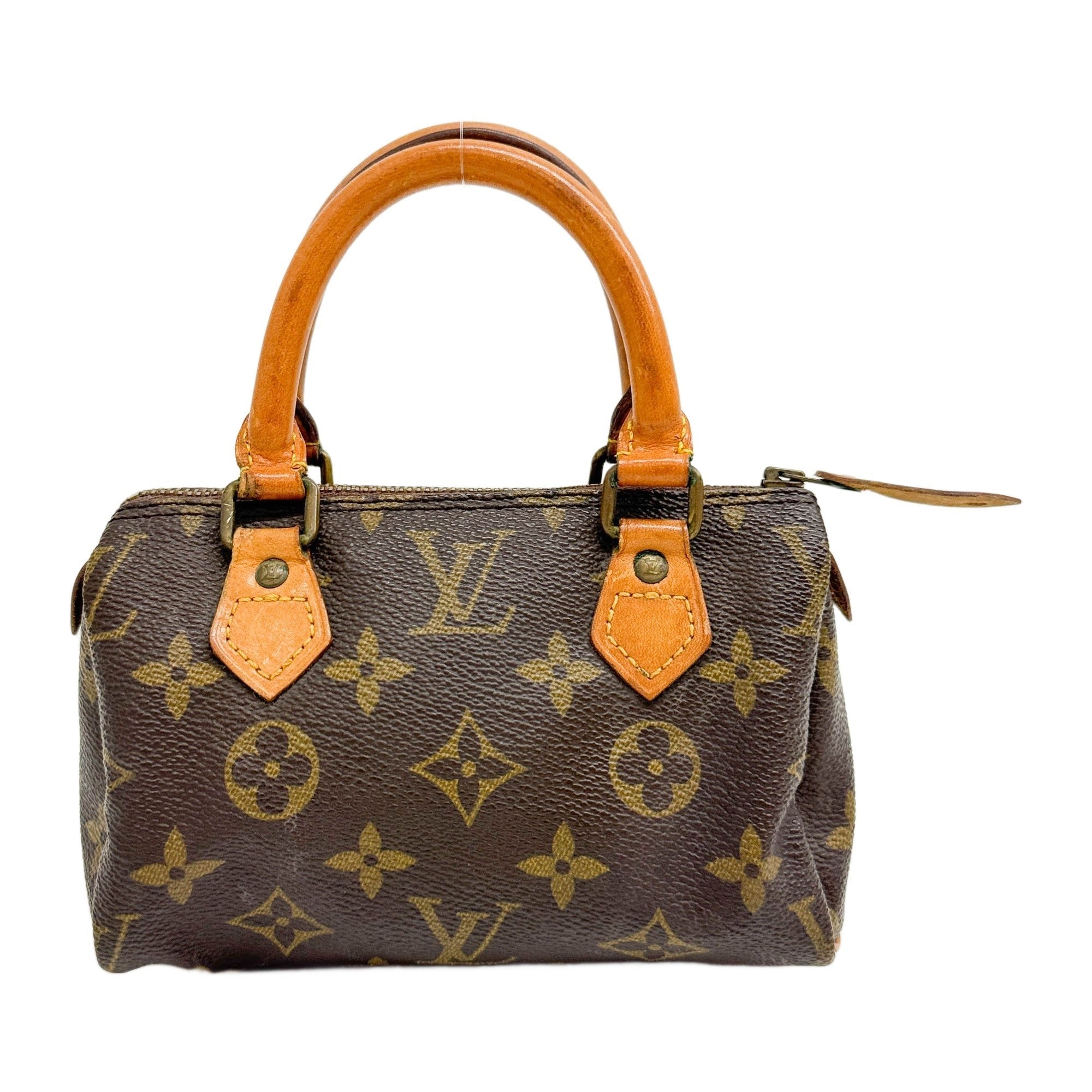 Mini Speedy Brown Monogram Canvas Two Way Bag