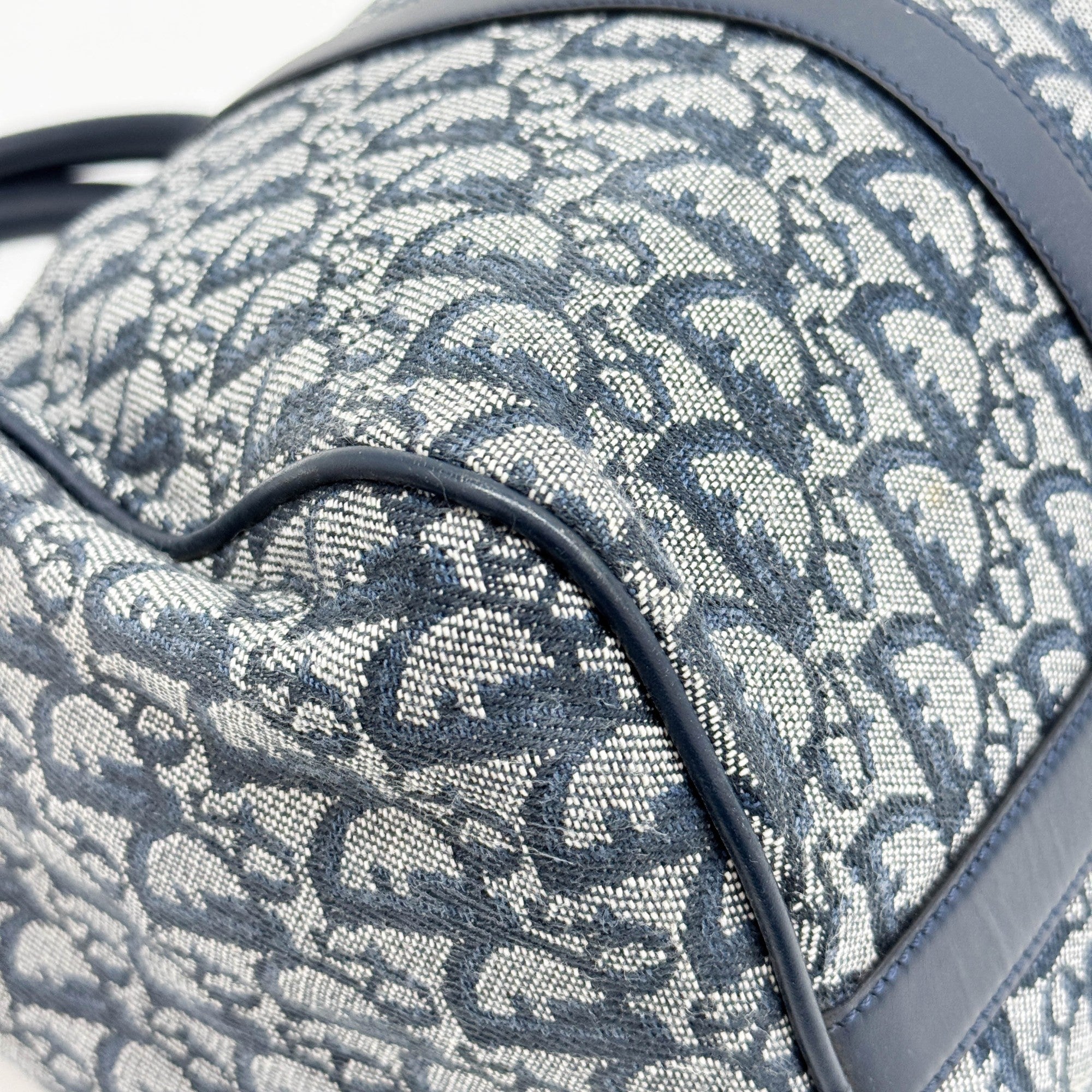 Boston Blue Trotter Canvas Handle Bag