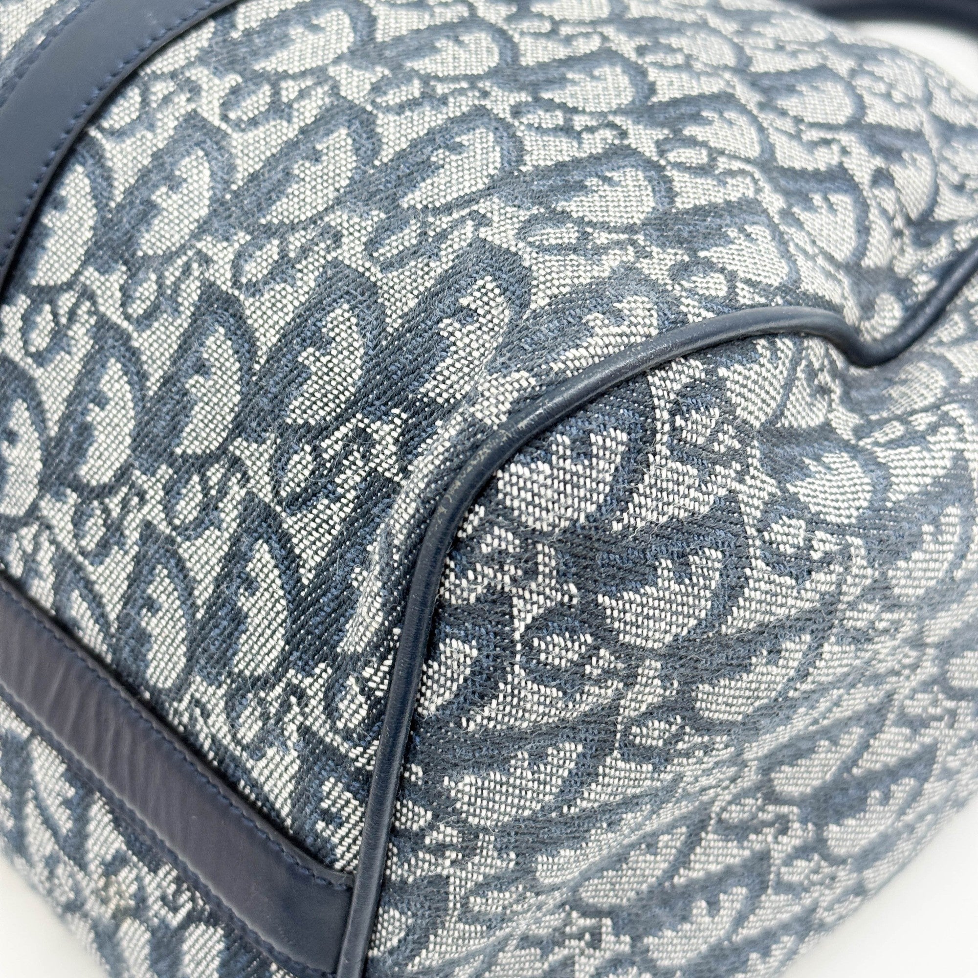 Boston Blue Trotter Canvas Handle Bag