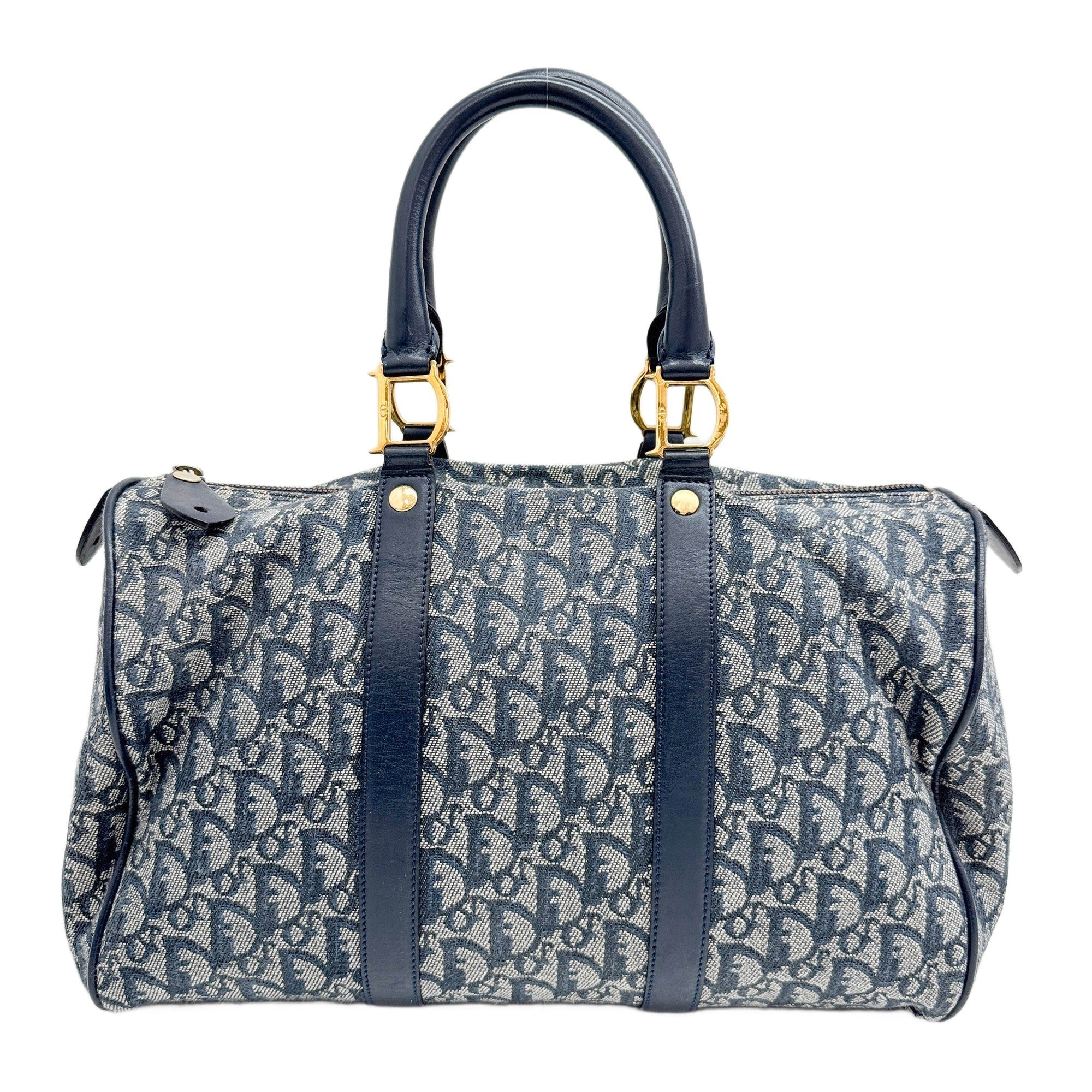 Boston Blue Trotter Canvas Handle Bag